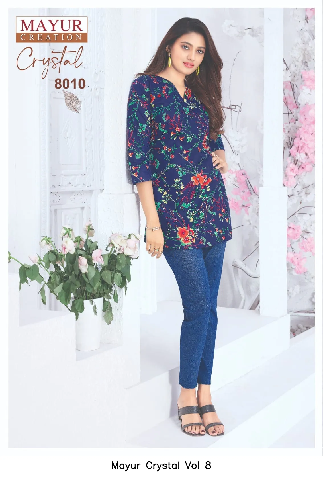 Mayur Crystal Vol 8 — Wholesale Dress Material, Mayur wholesale from Surat — view 6