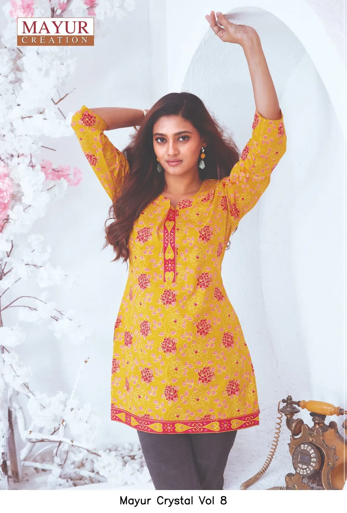 Mayur Crystal Vol 8 — Wholesale Dress Material, Mayur wholesale from Surat — view 7
