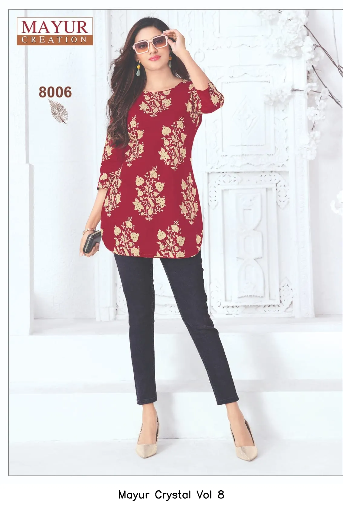 Mayur Crystal Vol 8 — Wholesale Dress Material, Mayur wholesale from Surat — view 9