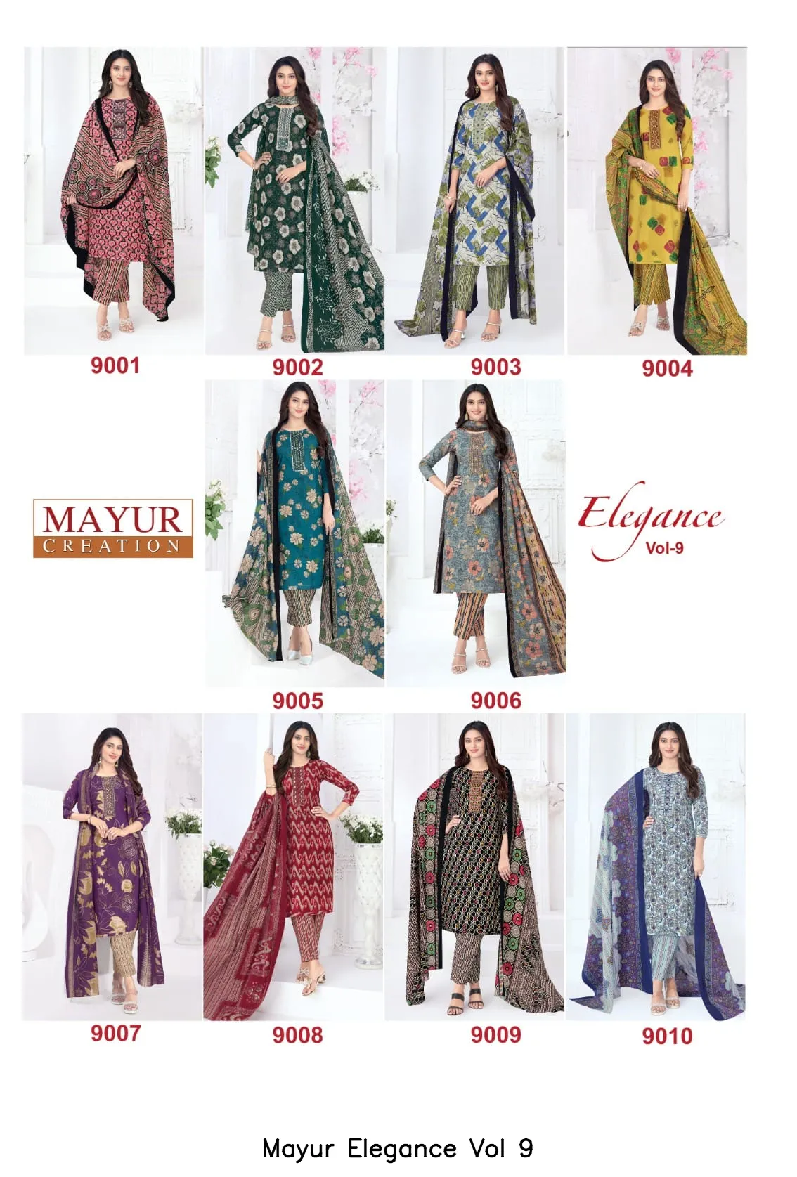 Mayur Elegance Vol 9 — Unstitched Suits, Mayur wholesale from Surat — view 11
