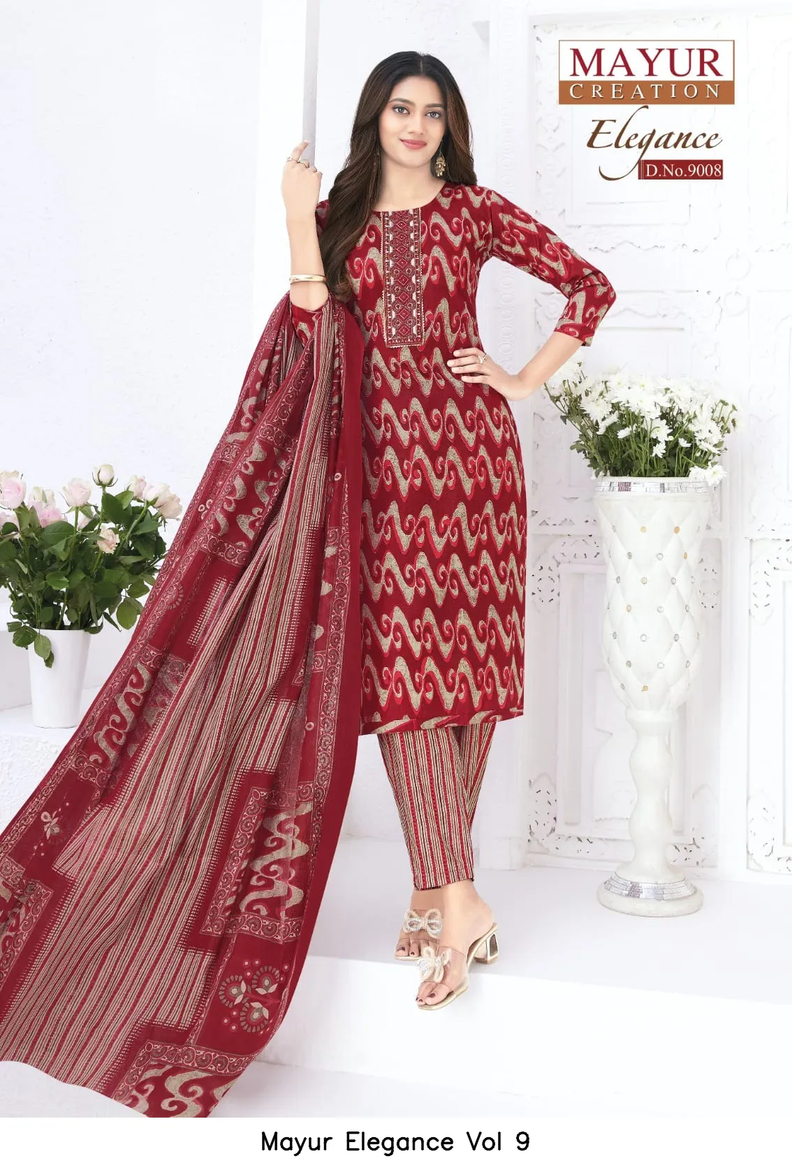 Mayur Elegance Vol 9 — Unstitched Suits, Mayur wholesale from Surat — view 2