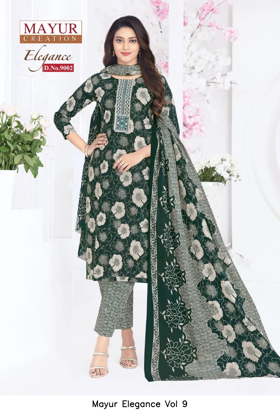 Mayur Elegance Vol 9 — Unstitched Suits, Mayur wholesale from Surat — view 8