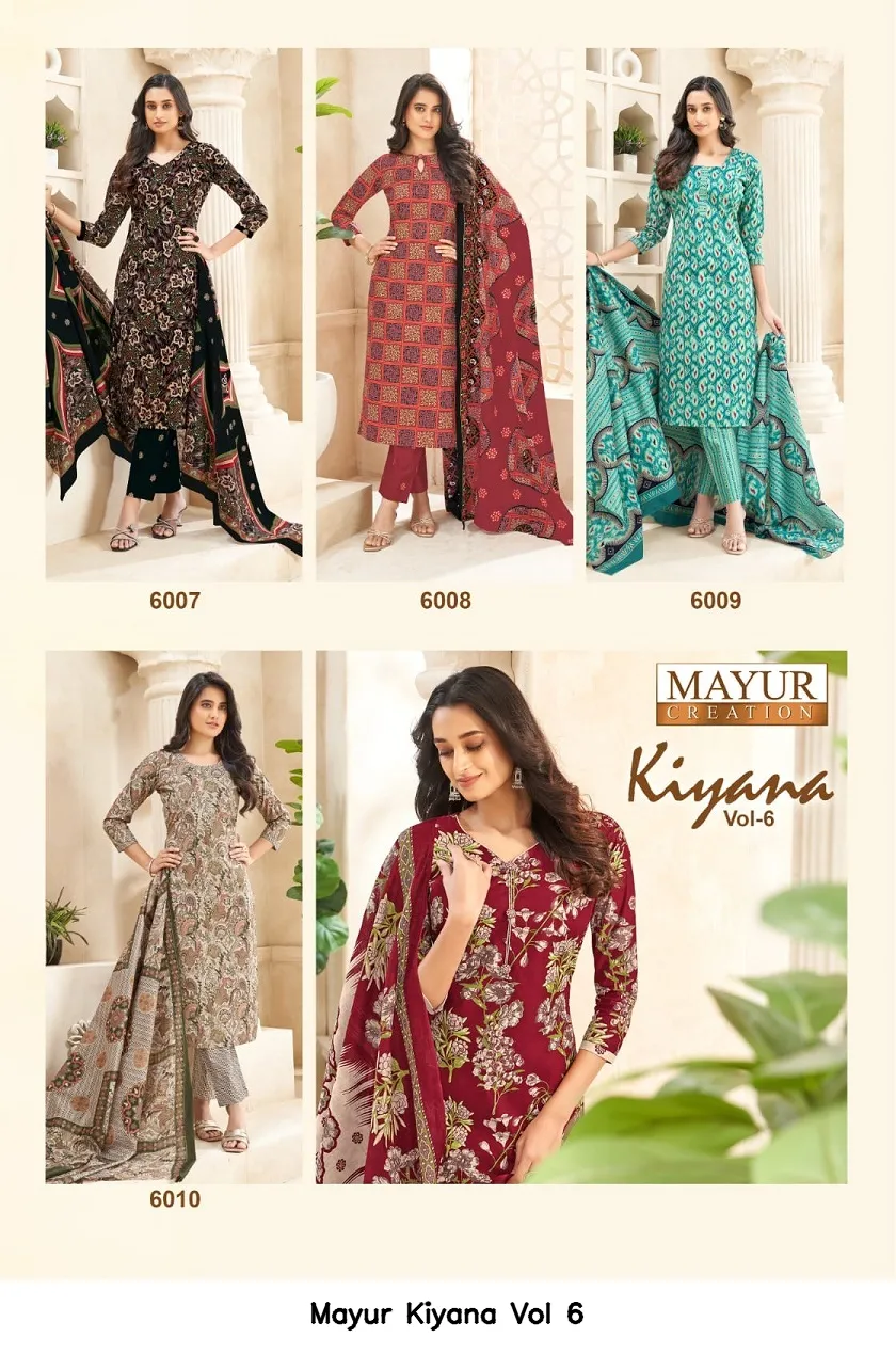 Mayur Kiyana Vol 6 — Wholesale Dress Material, Mayur wholesale from Surat — view 11