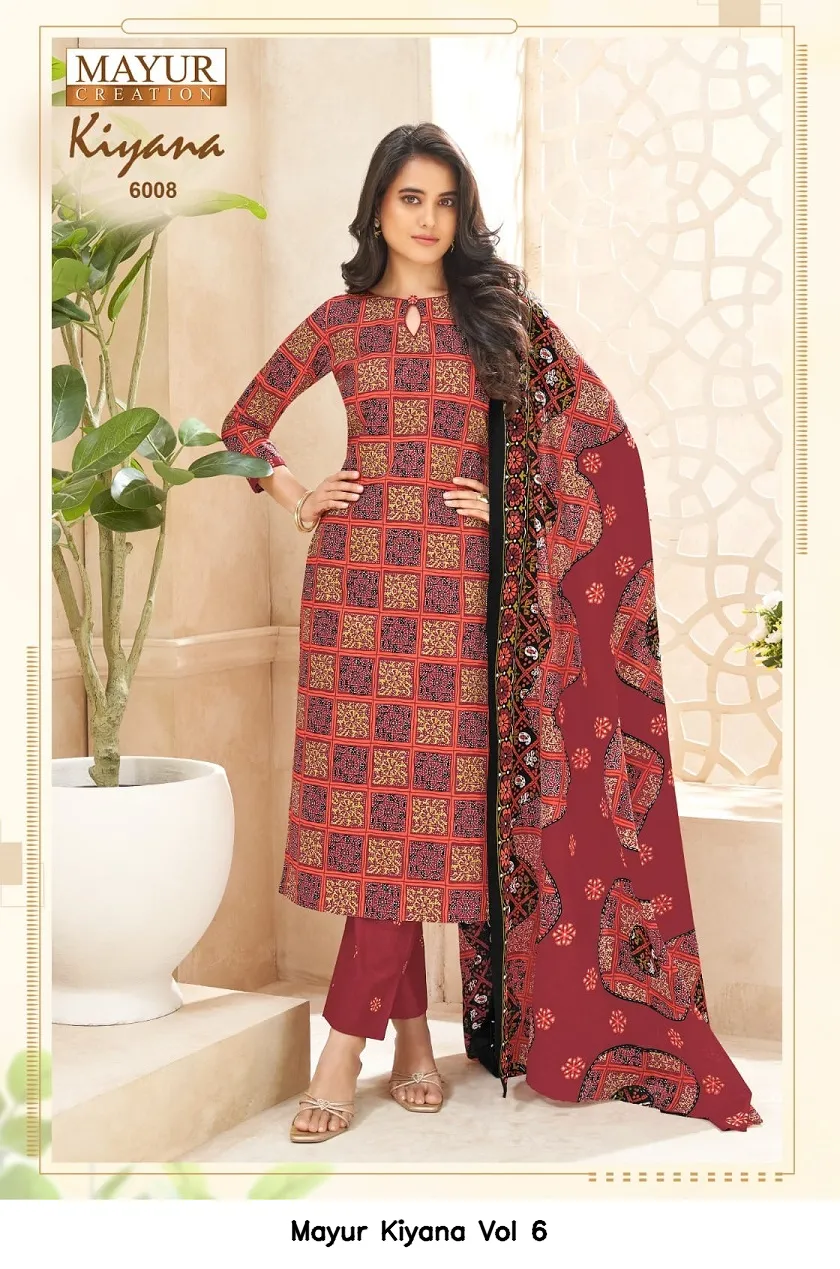 Mayur Kiyana Vol 6 — Wholesale Dress Material, Mayur wholesale from Surat — view 5
