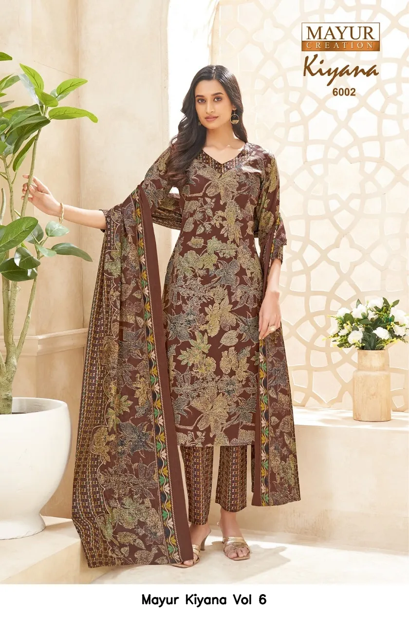 Mayur Kiyana Vol 6 — Wholesale Dress Material, Mayur wholesale from Surat — view 7