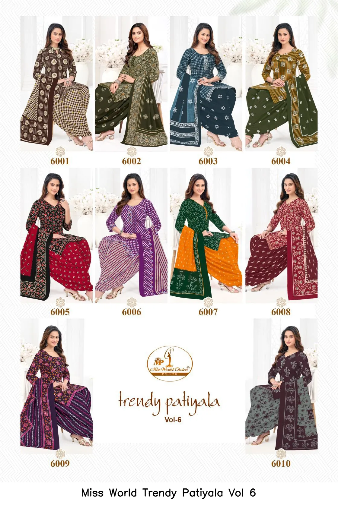 Miss World Trendy Patiyala Vol 6 — Wholesale Dress Material, Miss wholesale from Surat — view 11