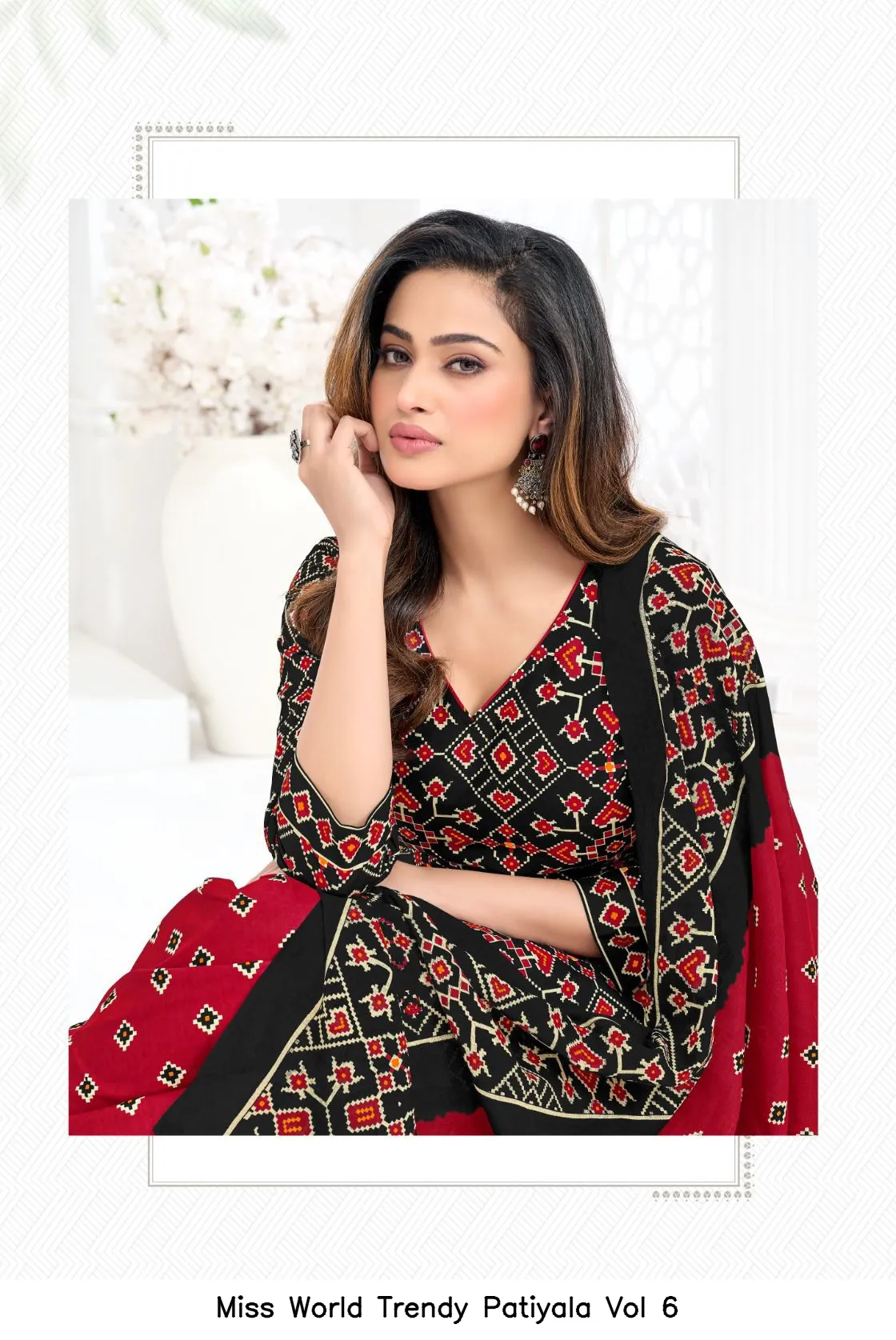 Miss World Trendy Patiyala Vol 6 — Wholesale Dress Material, Miss wholesale from Surat — view 4