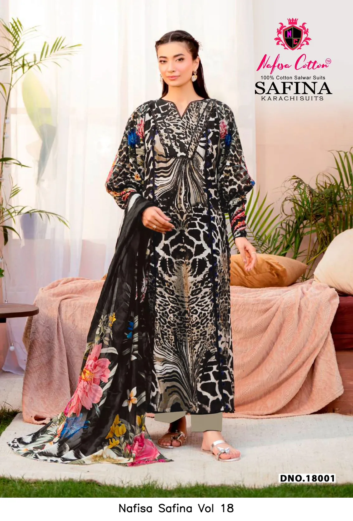 Nafisa Safina Vol 18 — Wholesale Dress Material, Nafisa  wholesale from Surat — view 4