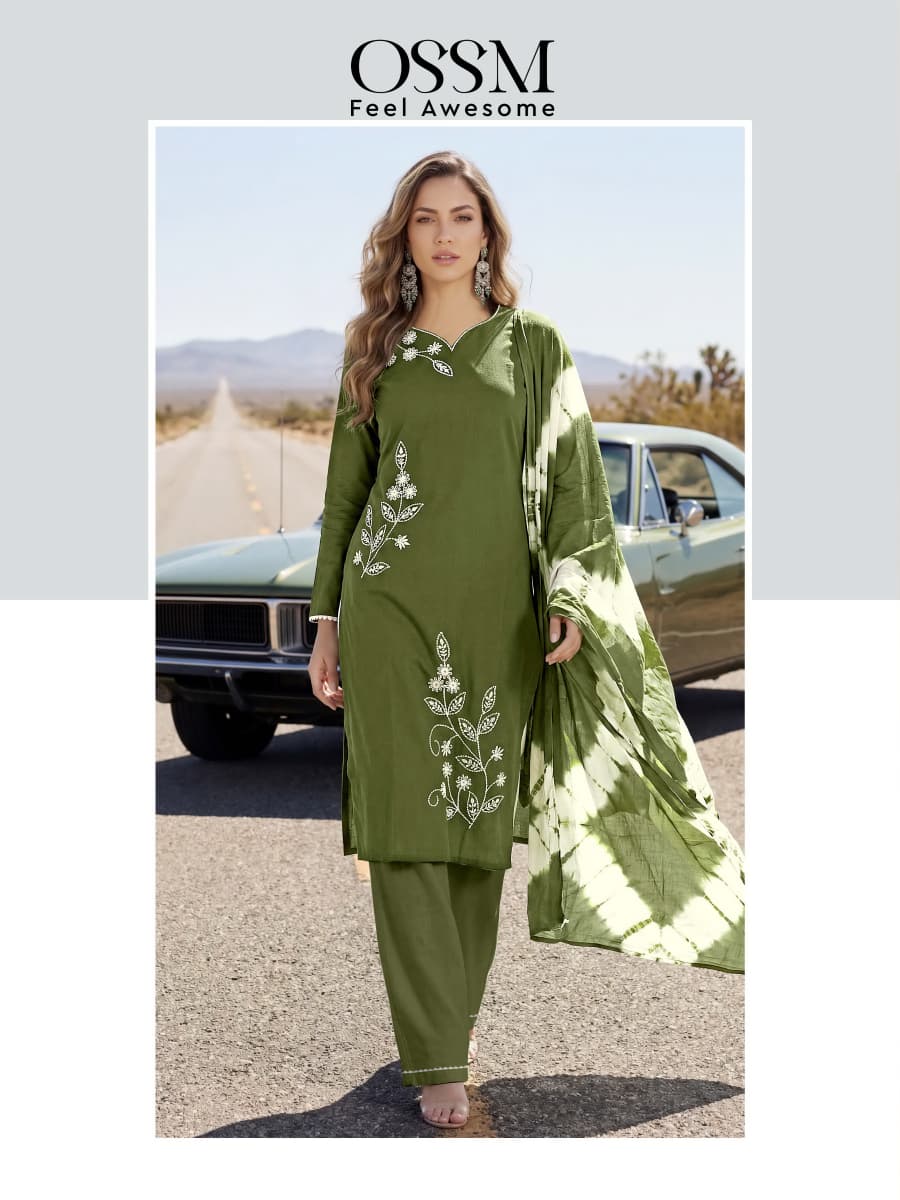 Woodee Shakira Vol 3 Rayon Printed Kurti With Bottom Dupatta Set — Wholesale Readymade Suit, Woodee wholesale from Surat — view 2