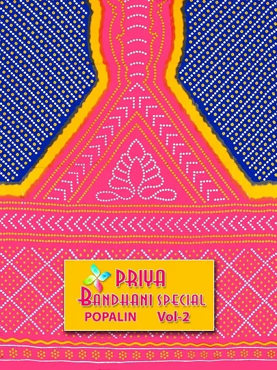 priya bandhani special Vol 2 — Unstitched Dress Material Online, priya wholesale from Surat — view 1