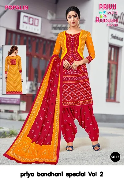 priya bandhani special Vol 2 — Wholesale Dress Material, priya wholesale from Surat — view 5