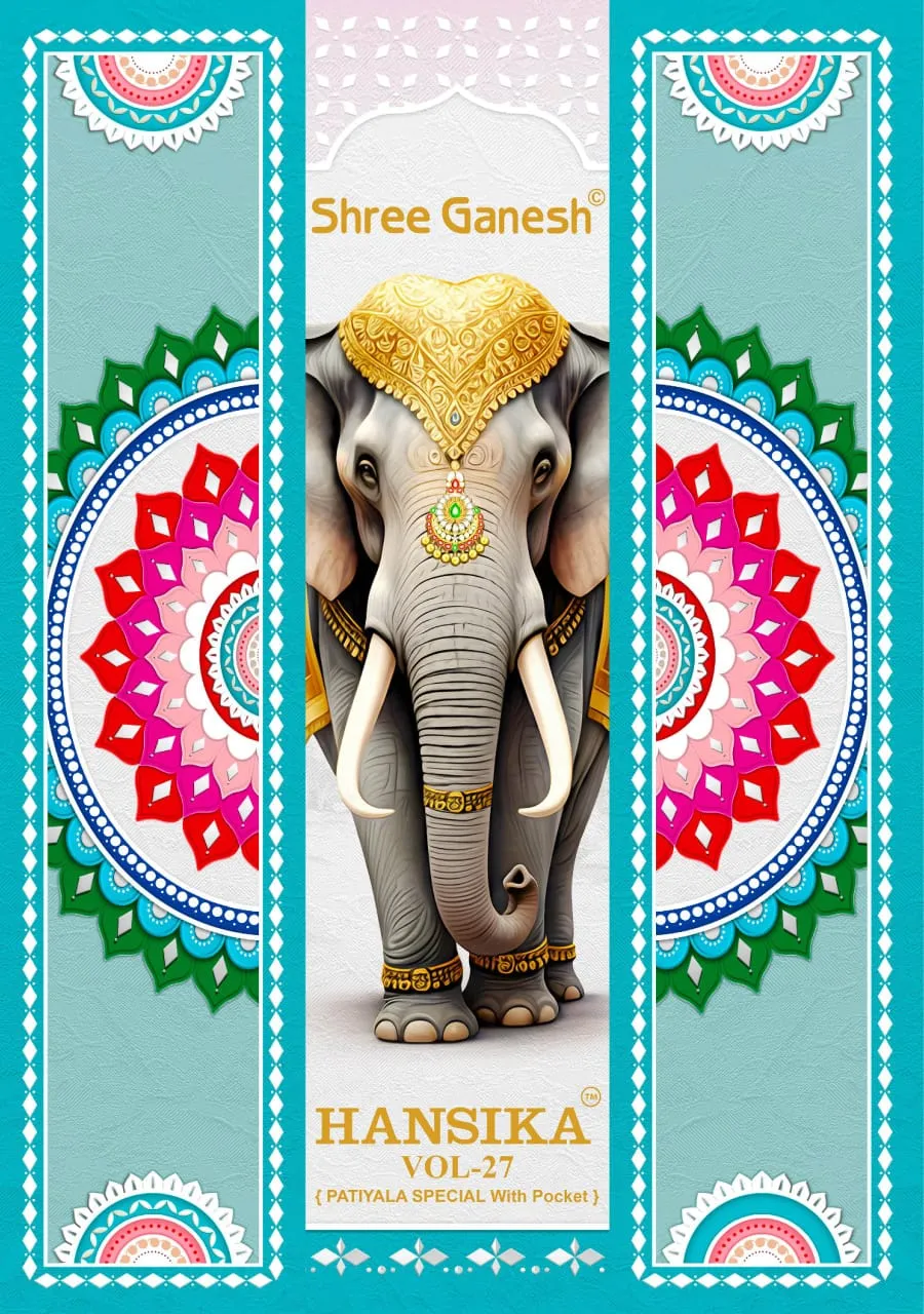 Shree Ganesh Hansika Vol 27 — Unstitched Dress Material Online, Shree wholesale from Surat — view 1
