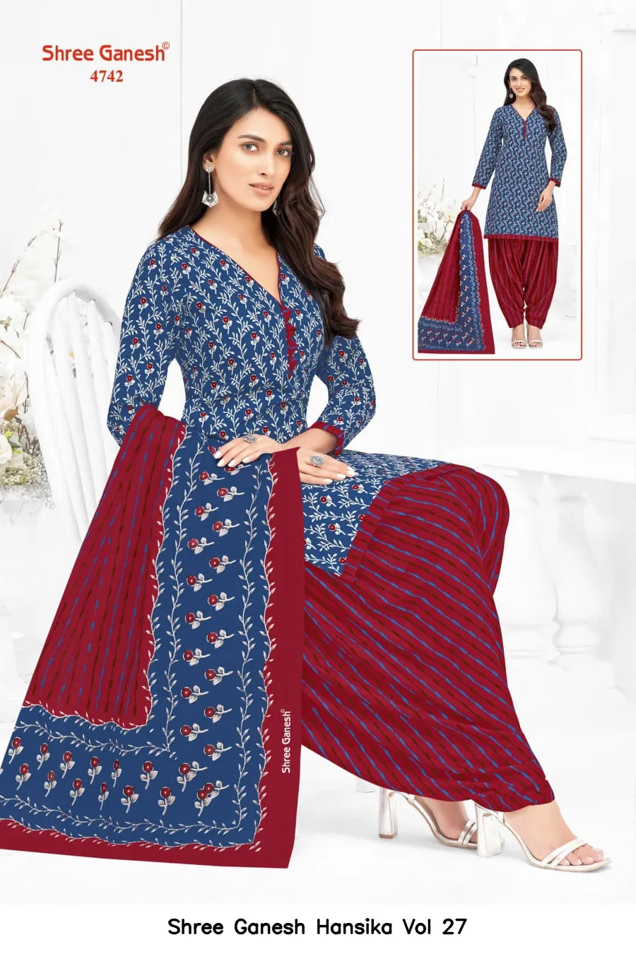 Shree Ganesh Hansika Vol 27 — Wholesale Dress Material, Shree wholesale from Surat — view 11