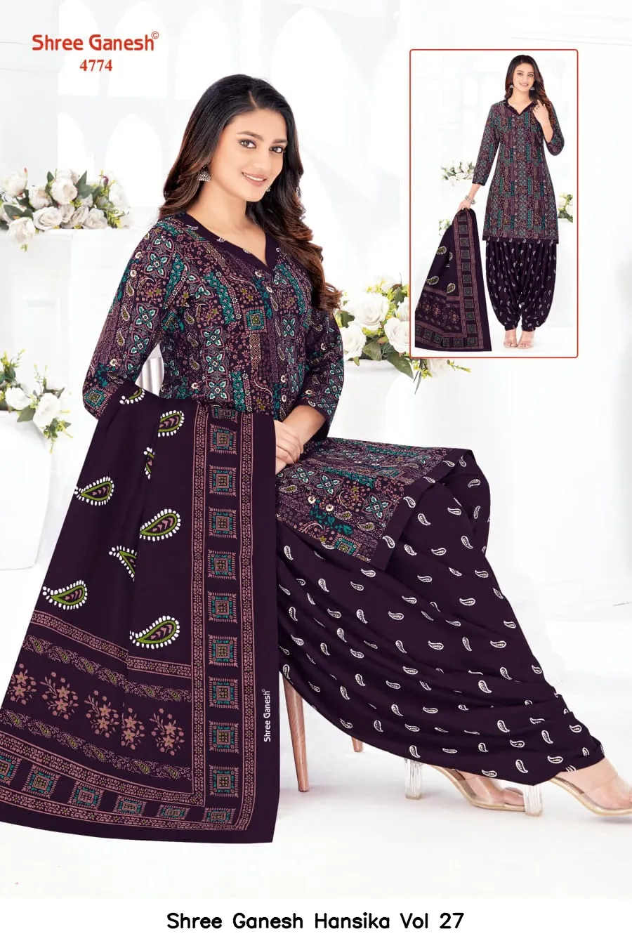 Shree Ganesh Hansika Vol 27 — Wholesale Dress Material, Shree wholesale from Surat — view 12