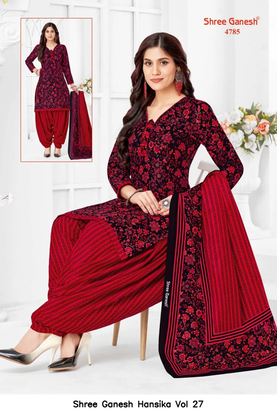 Shree Ganesh Hansika Vol 27 — Wholesale Dress Material, Shree wholesale from Surat — view 13