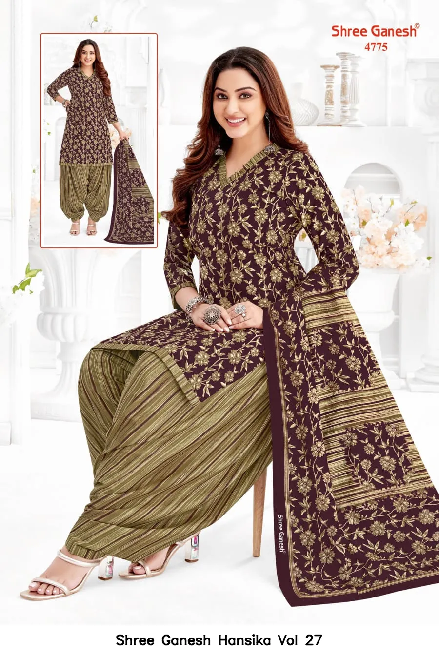 Shree Ganesh Hansika Vol 27 — Wholesale Dress Material, Shree wholesale from Surat — view 14