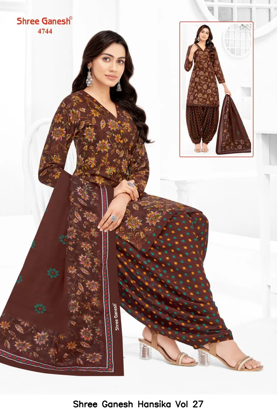 Shree Ganesh Hansika Vol 27 — Wholesale Dress Material, Shree wholesale from Surat — view 21