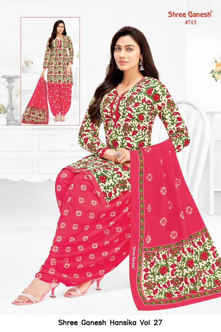 Shree Ganesh Hansika Vol 27 — Wholesale Dress Material, Shree wholesale from Surat — view 23