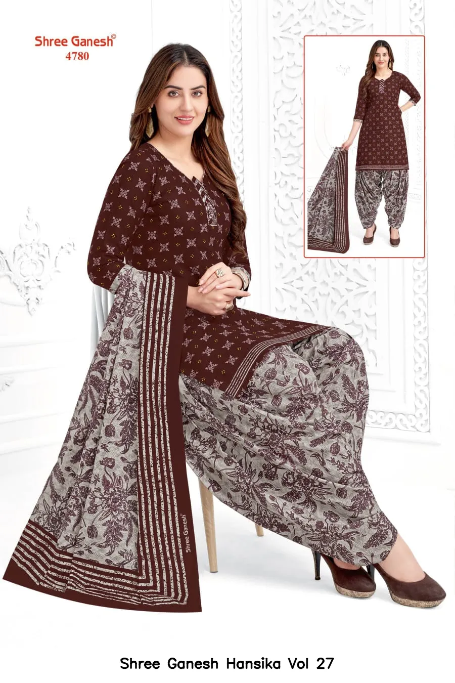 Shree Ganesh Hansika Vol 27 — Wholesale Dress Material, Shree wholesale from Surat — view 24