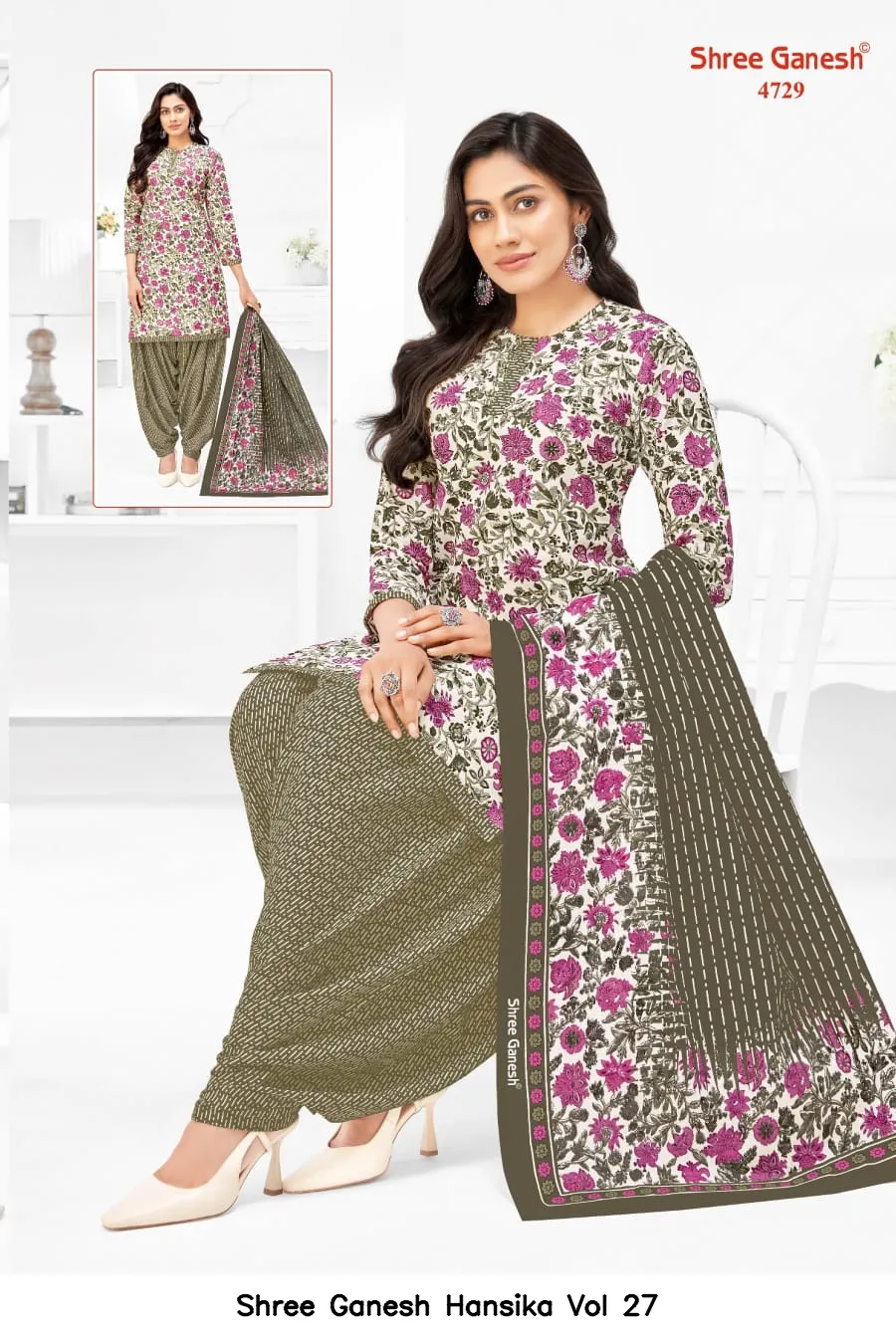 Shree Ganesh Hansika Vol 27 — Wholesale Dress Material, Shree wholesale from Surat — view 8