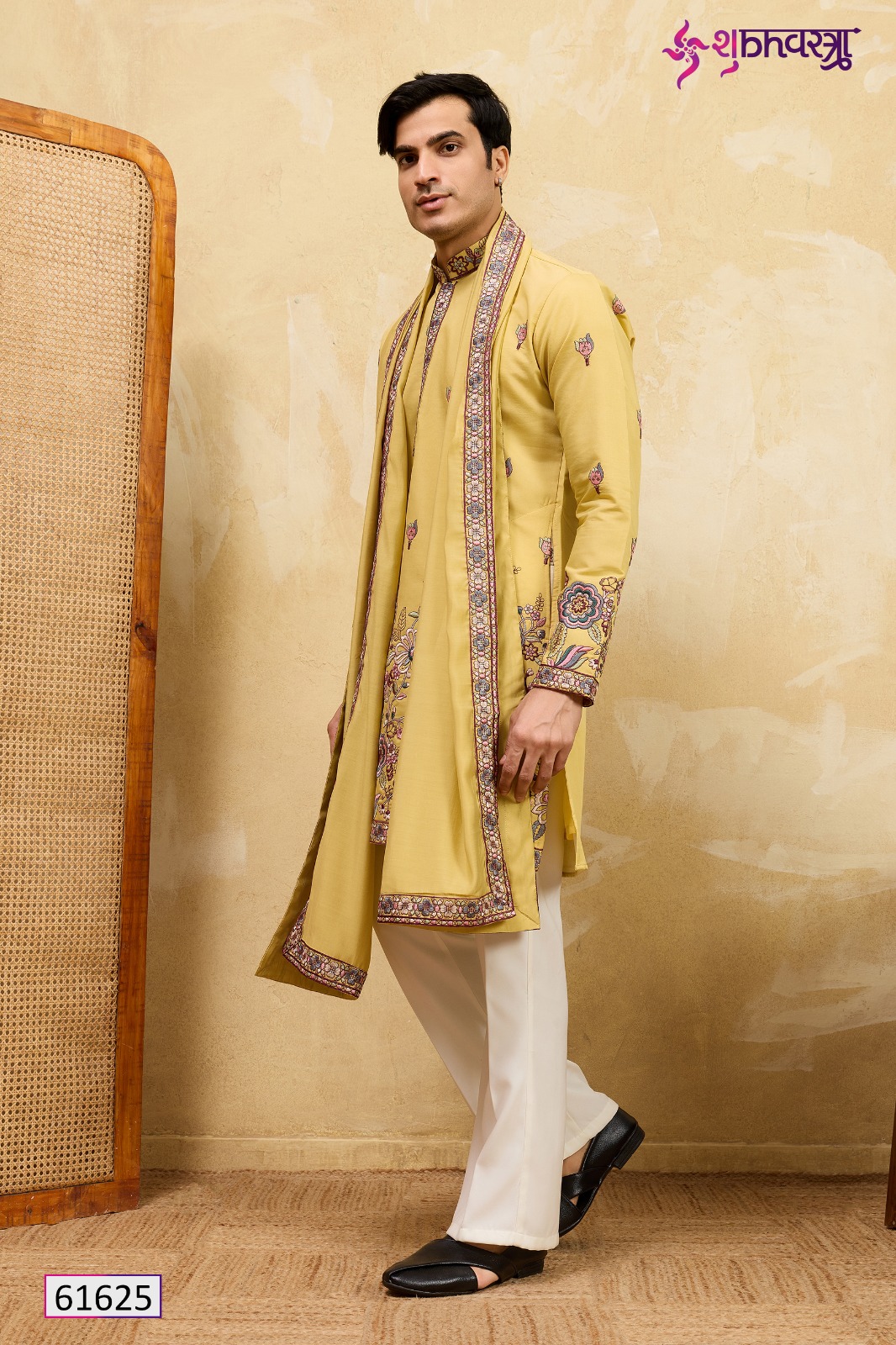 Shubhvastra Regal Veil Viscose Silk Thread Work Kurta And Dupatta Set - Image 2