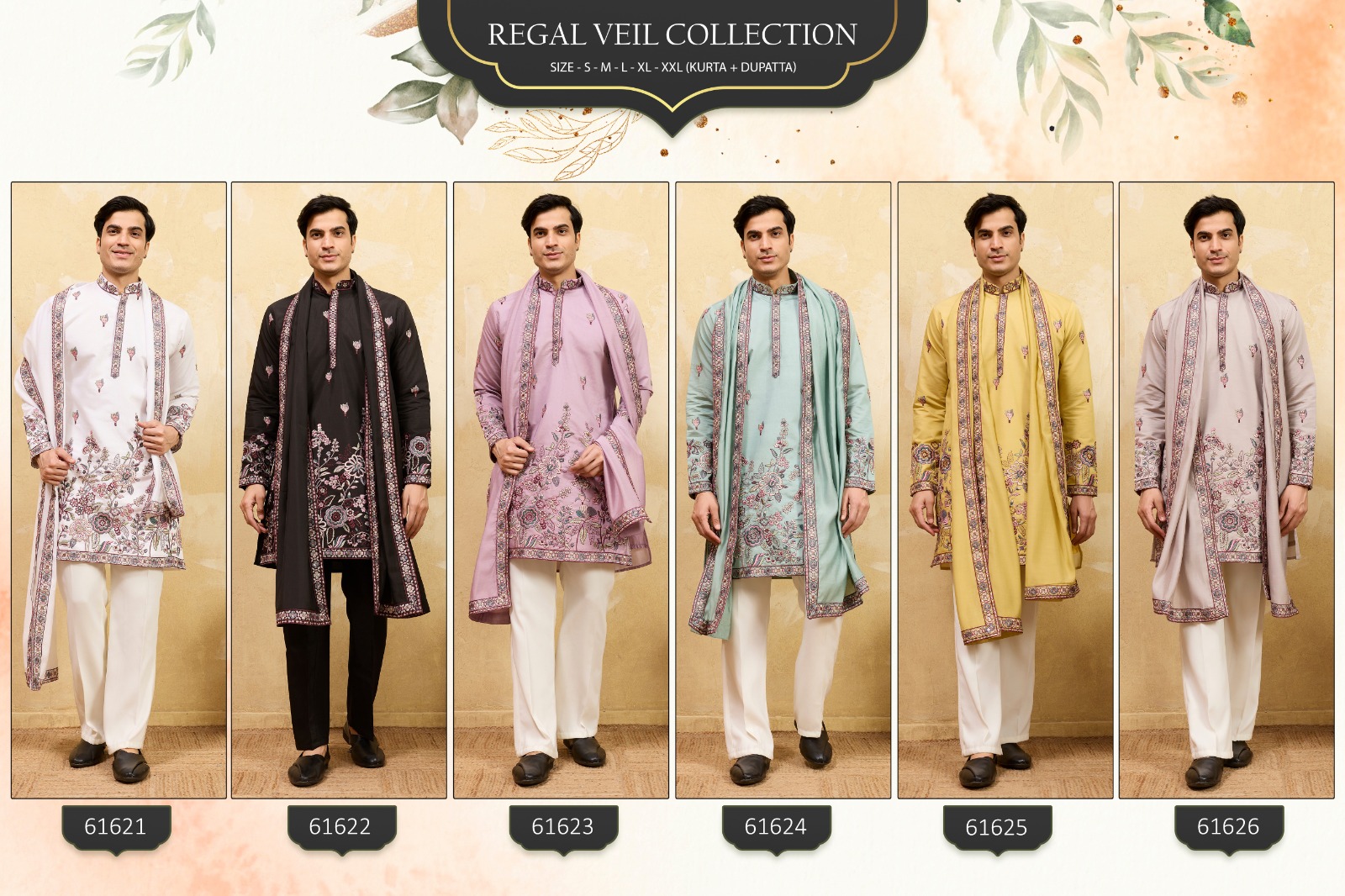 Shubhvastra Regal Veil Viscose Silk Thread Work Kurta And Dupatta Set - Image 6