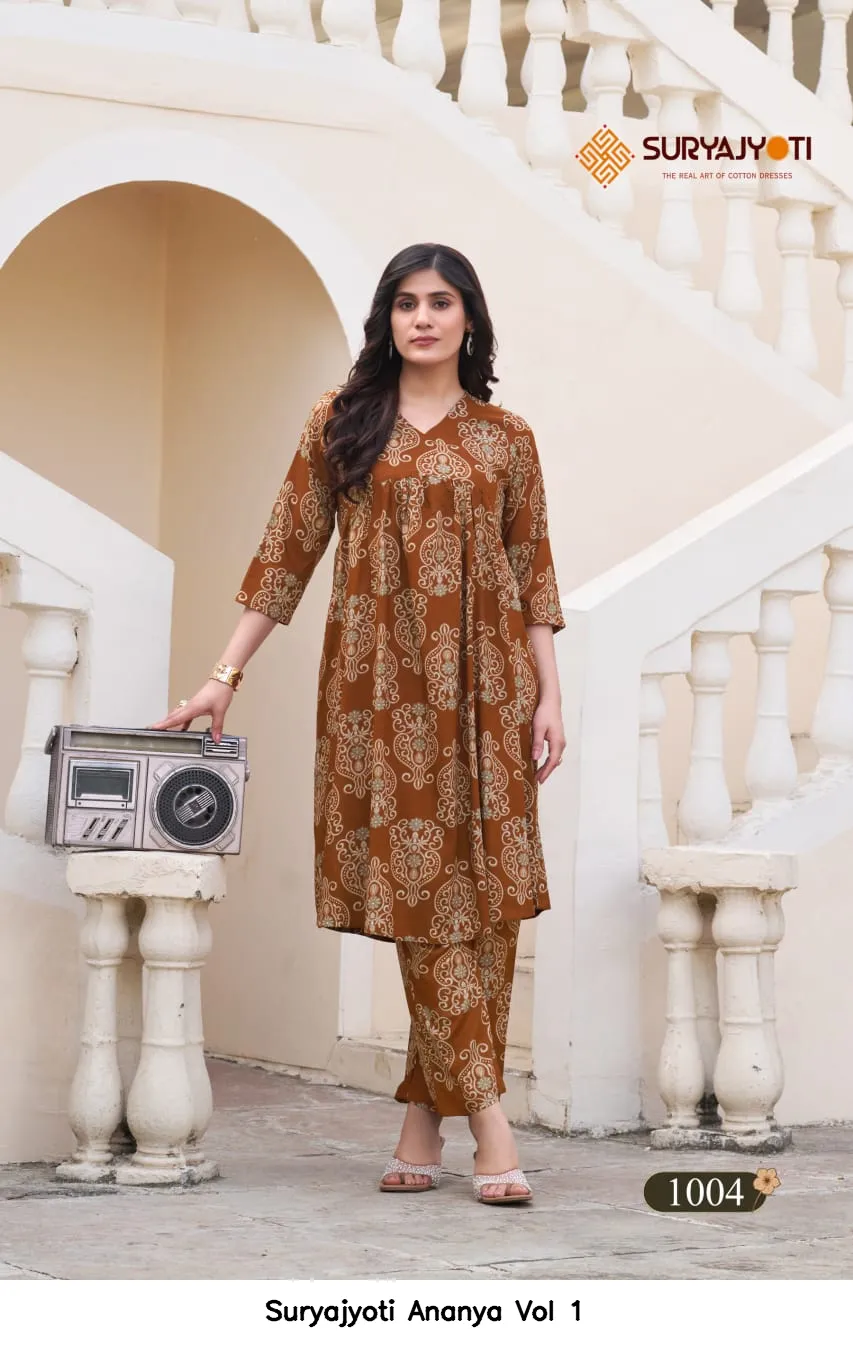 Suryajyoti Ananya Vol 1 — Co Ord Sets wholesale, Suryajyoti wholesale from Surat - Gallery Image 5