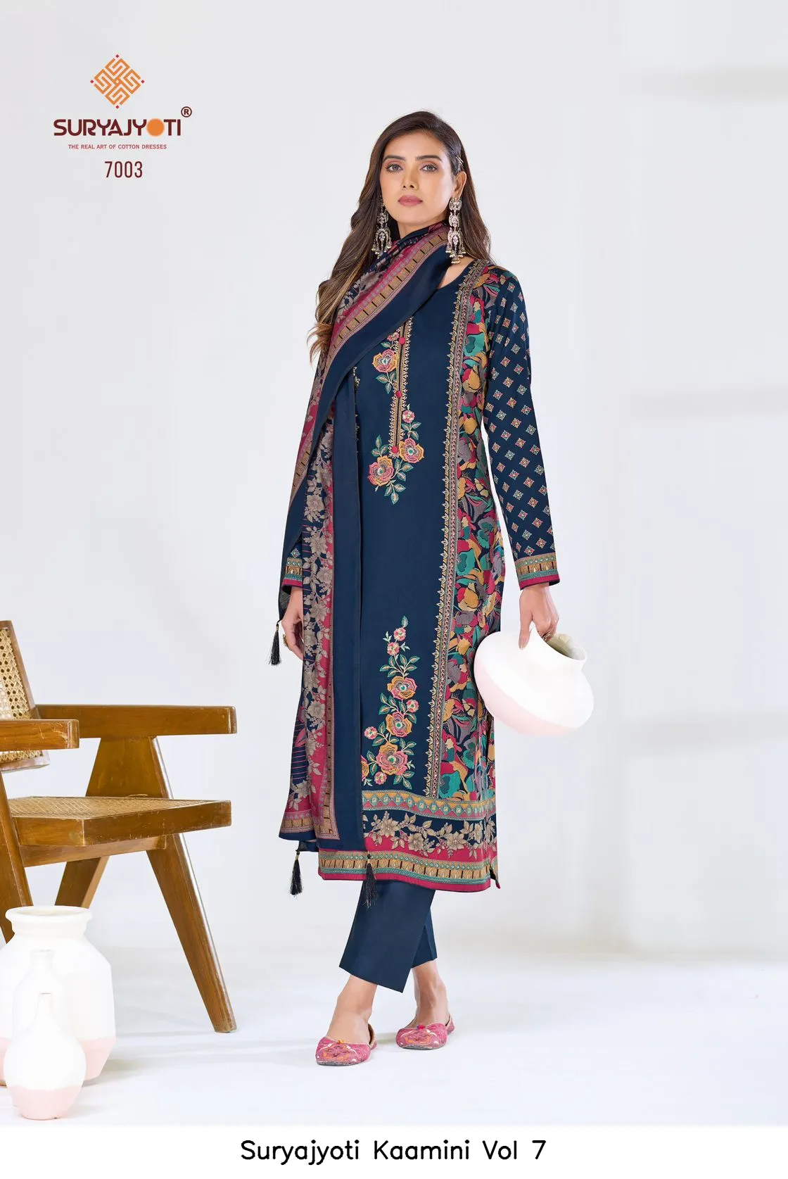 Suryajyoti Kaamini Vol 7 — Wholesale Dress Material, Suryajyoti wholesale from Surat - Gallery Image 6