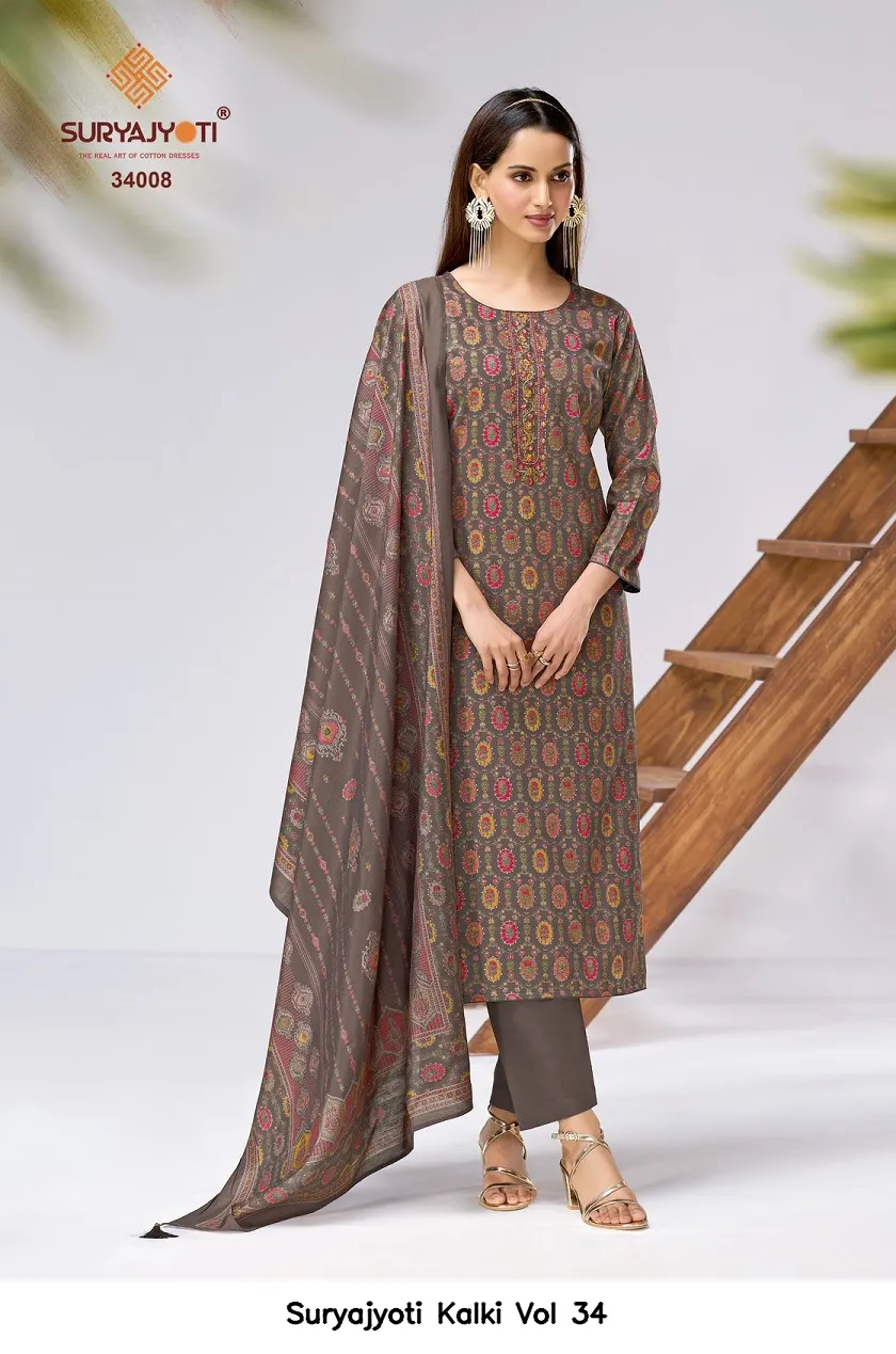 Suryajyoti Kalki Vol 34 — Wholesale Dress Material, Suryajyoti wholesale from Surat - Gallery Image 7