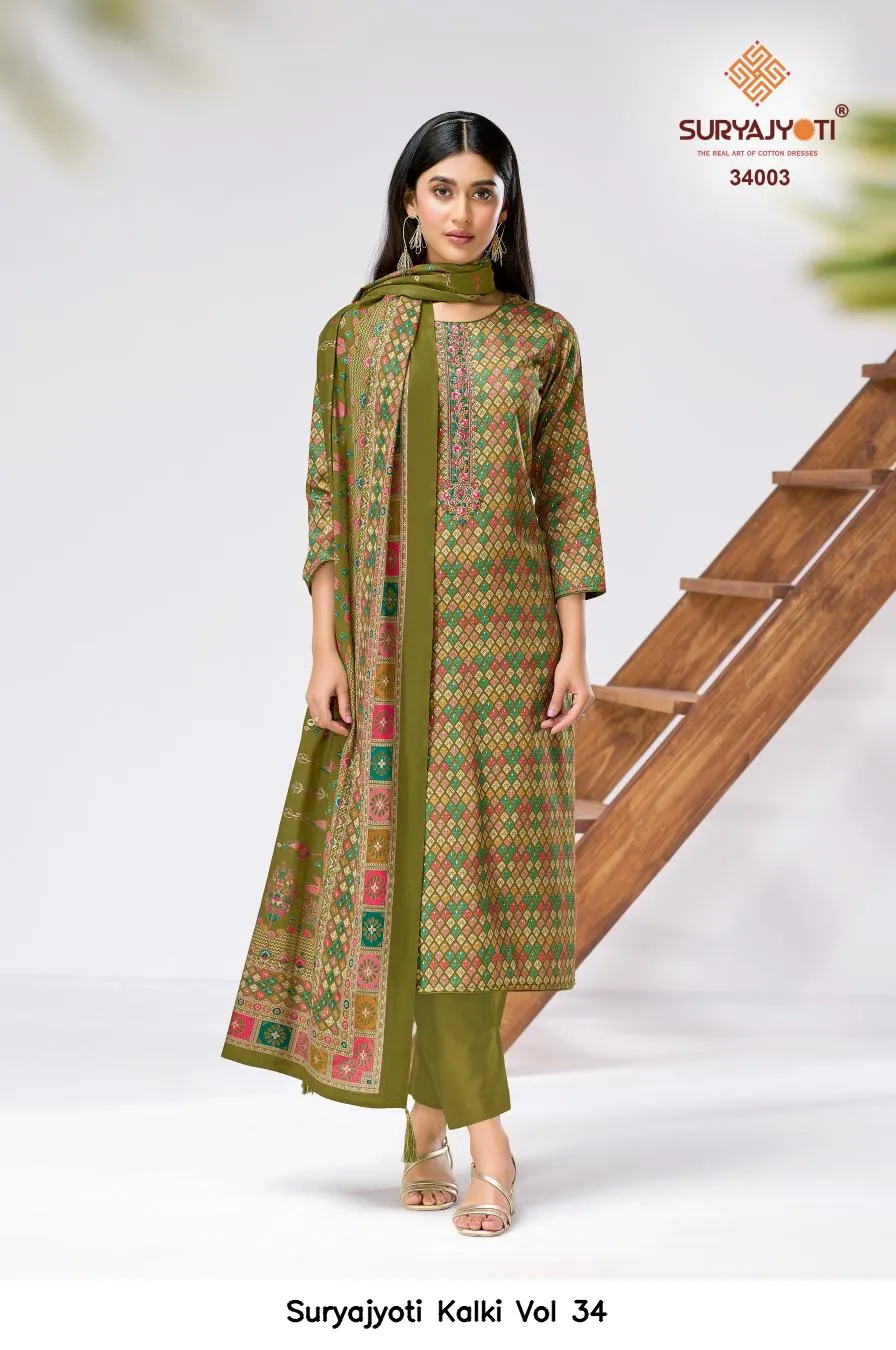 Suryajyoti Kalki Vol 34 — Wholesale Dress Material, Suryajyoti wholesale from Surat - Gallery Image 8