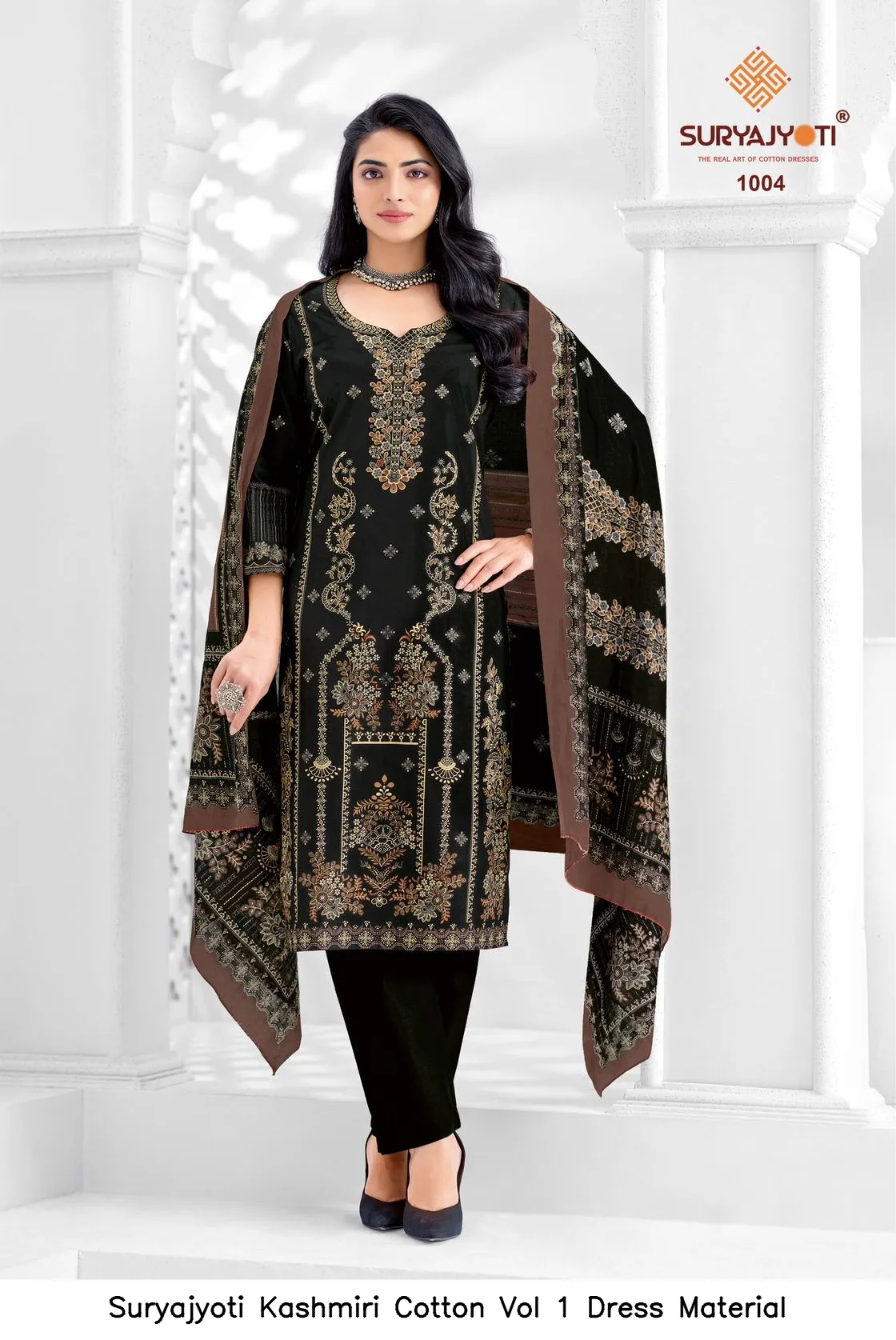 Suryajyoti Kashmiri Cotton Vol 1 Dress Material — Wholesale Dress Material, Suryajyoti wholesale from Surat - Gallery Image 8