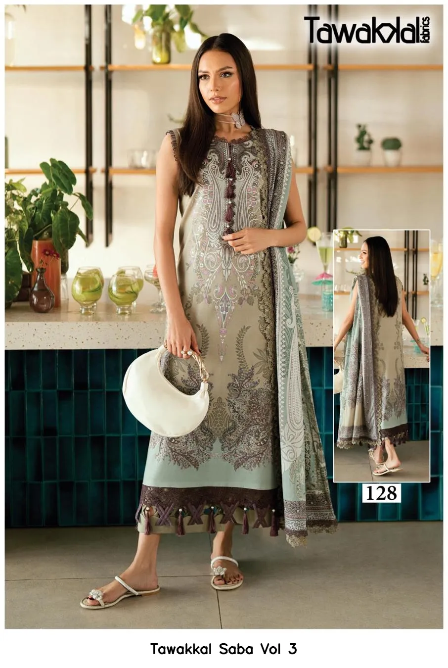 Tawakkal Saba Vol 3 — Wholesale Dress Material, Tawakkal wholesale from Surat — view 11