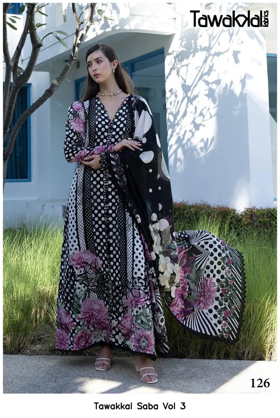 Tawakkal Saba Vol 3 — Wholesale Dress Material, Tawakkal wholesale from Surat — view 2