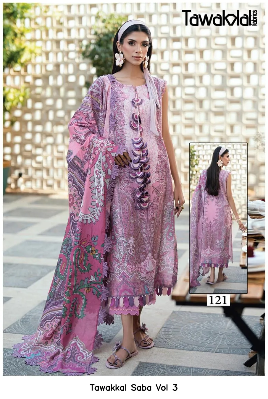 Tawakkal Saba Vol 3 — Wholesale Dress Material, Tawakkal wholesale from Surat — view 4