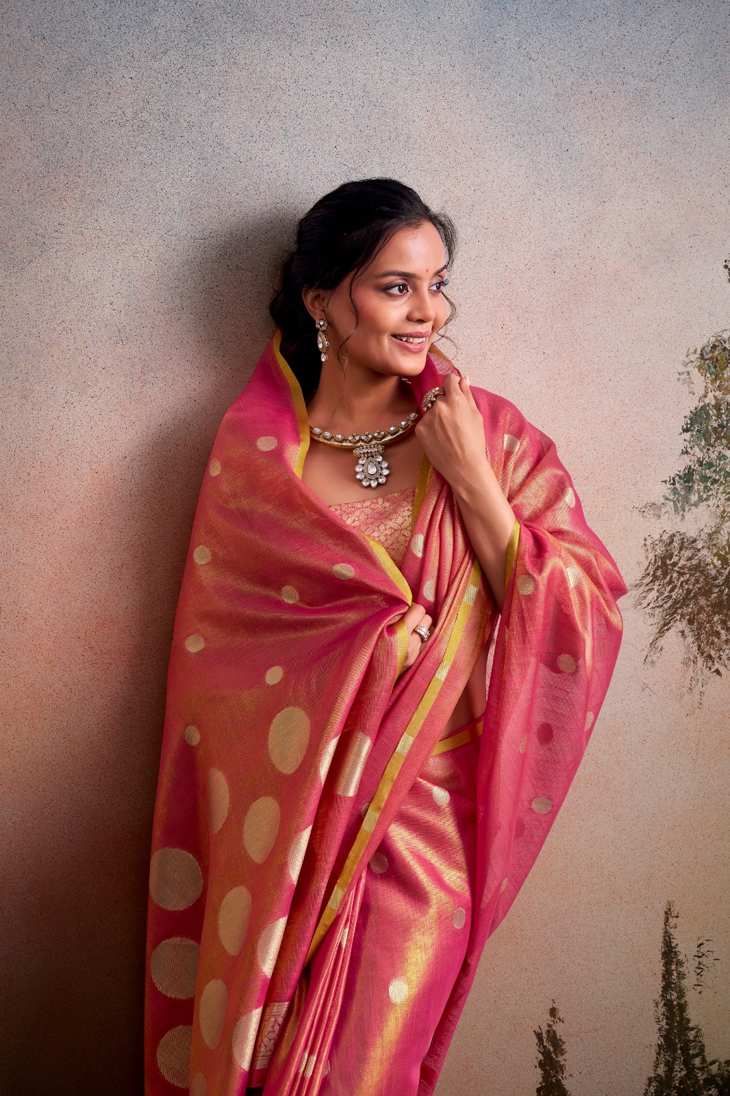 Rajpath Anvika Dollar Tissue Silk Party Wear Saree — Wholesale Sarees, Rajpath wholesale from Surat — view 9