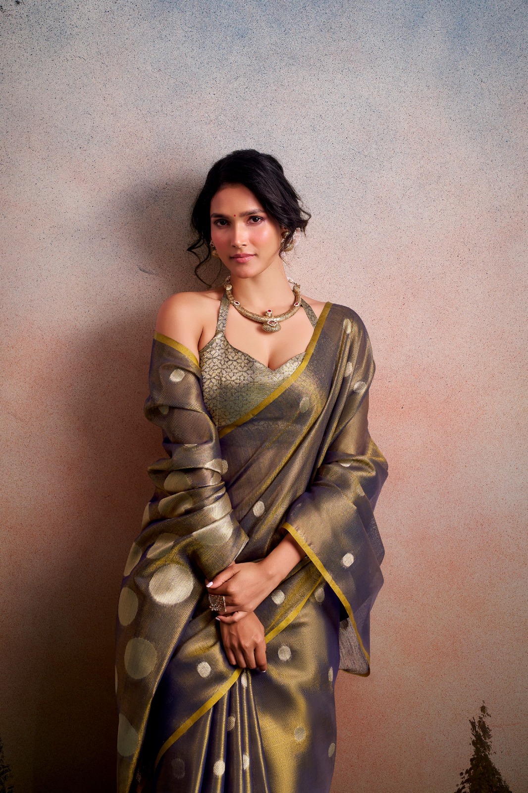 Rajpath Anvika Dollar Tissue Silk Party Wear Saree — Wholesale Sarees, Rajpath wholesale from Surat — view 13