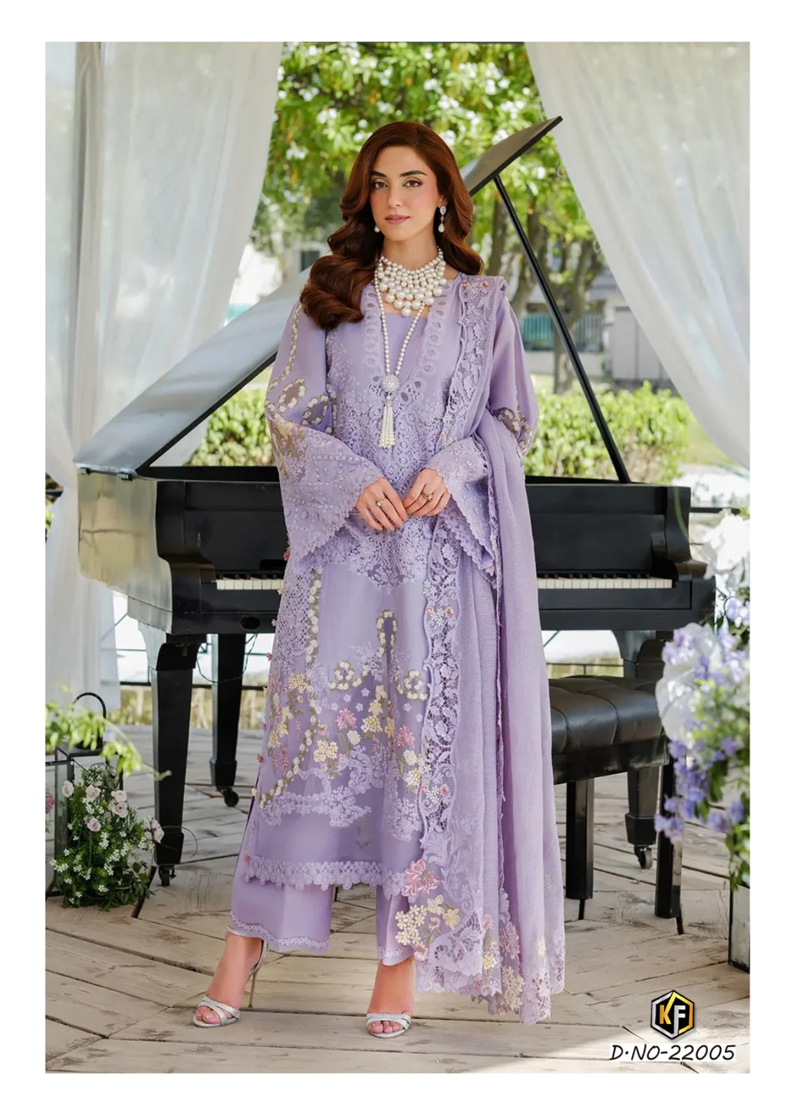 Keval Sobia Nazir Vol 22 Cotton Printed Karachi Dress Material — Wholesale Dress Material, Keval wholesale from Surat — view 7