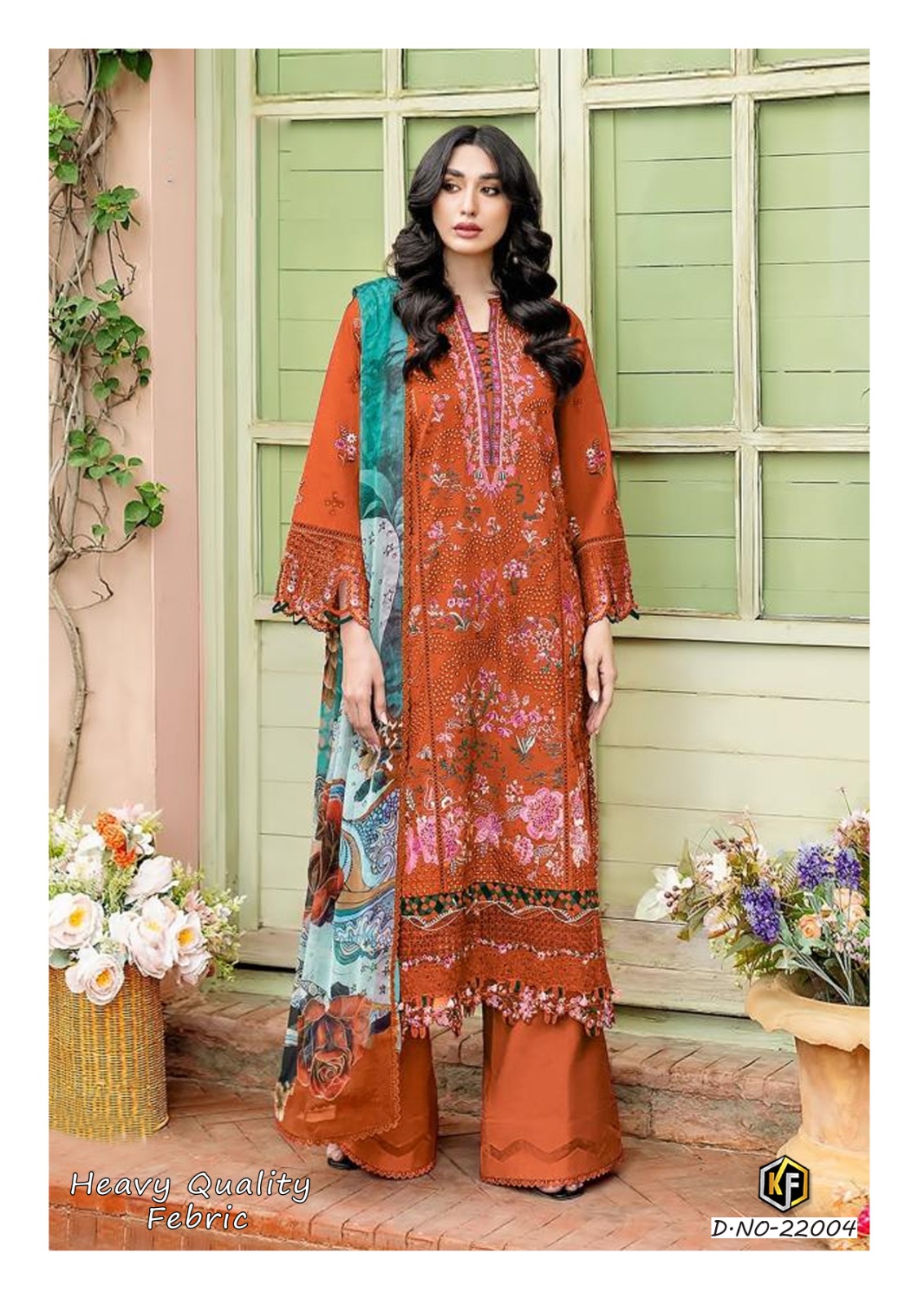 Keval Sobia Nazir Vol 22 Cotton Printed Karachi Dress Material — Wholesale Dress Material, Keval wholesale from Surat — view 4