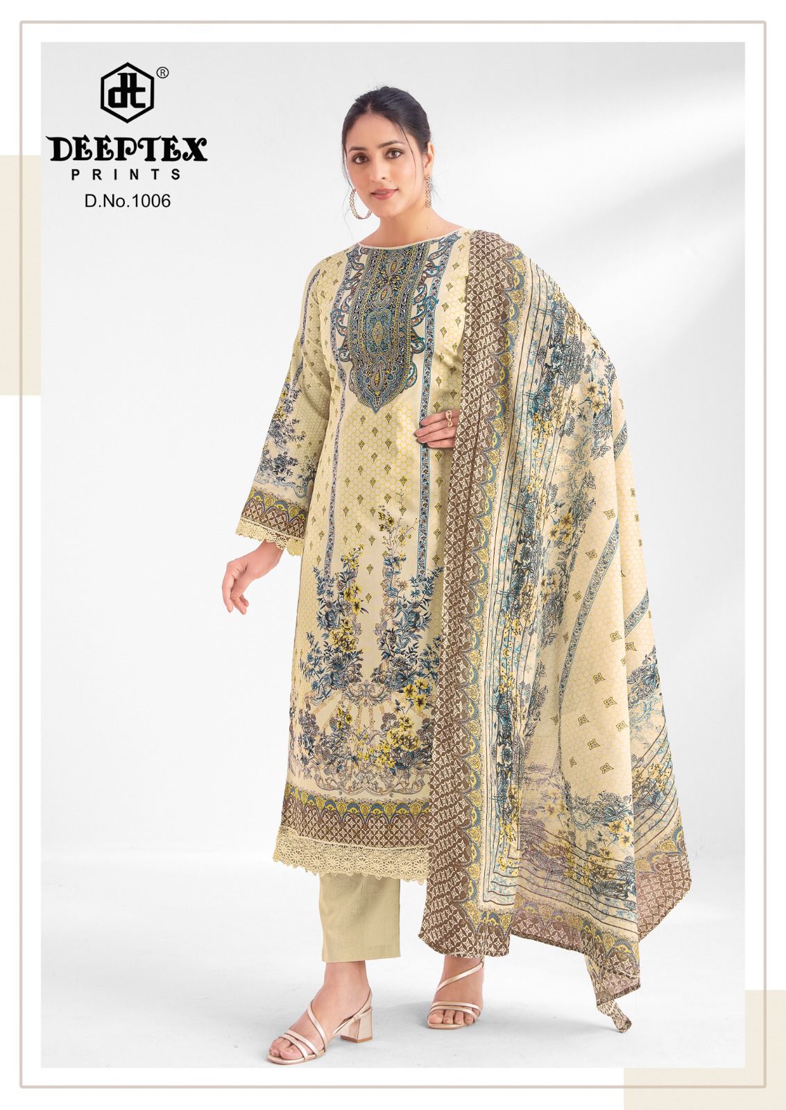 Deeptex Aaysha Noor Vol 1 Cotton Printed Dress Material — Wholesale Dress Material, Deeptex wholesale from Surat — view 4