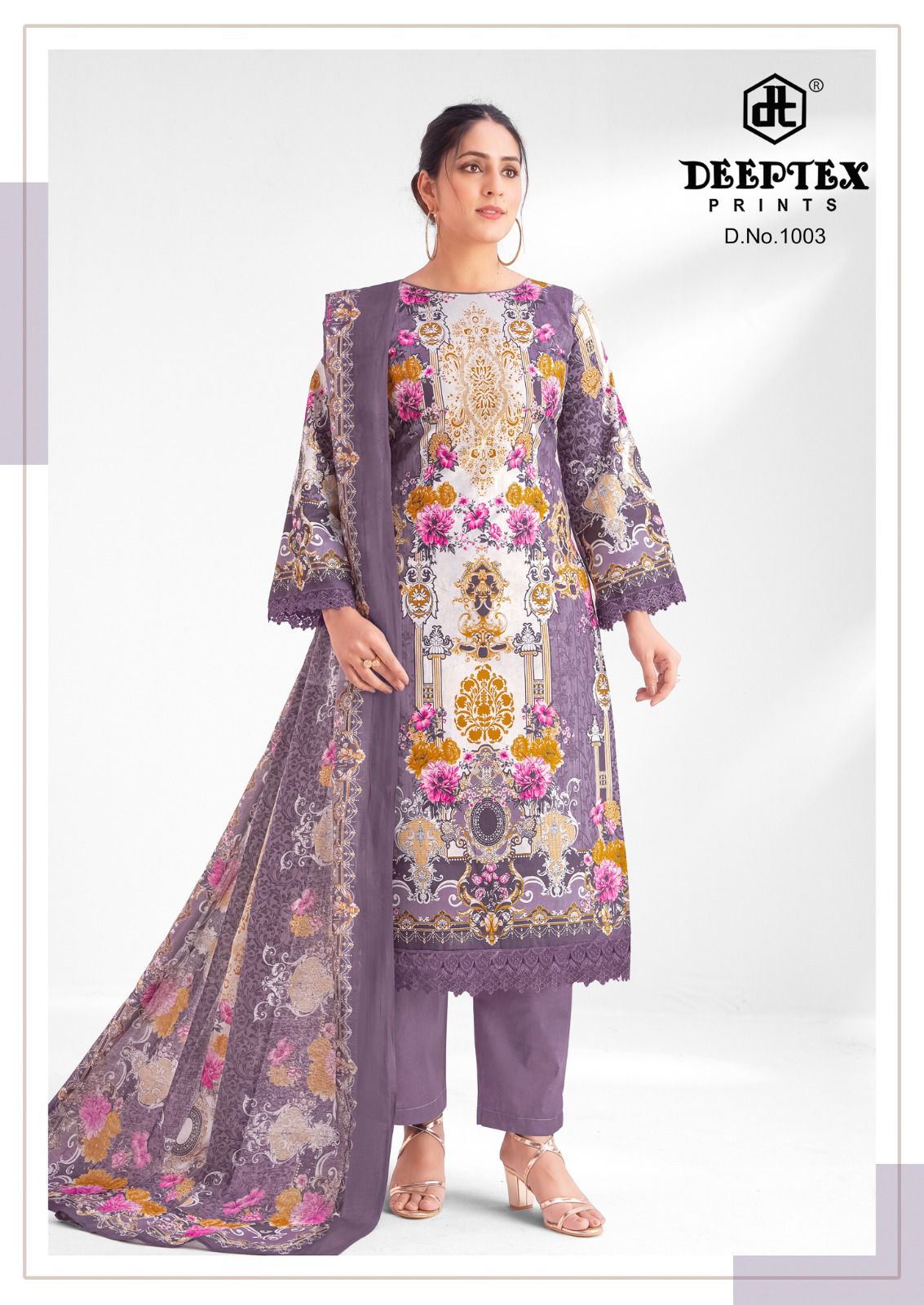 Deeptex Aaysha Noor Vol 1 Cotton Printed Dress Material — Wholesale Dress Material, Deeptex wholesale from Surat — view 5