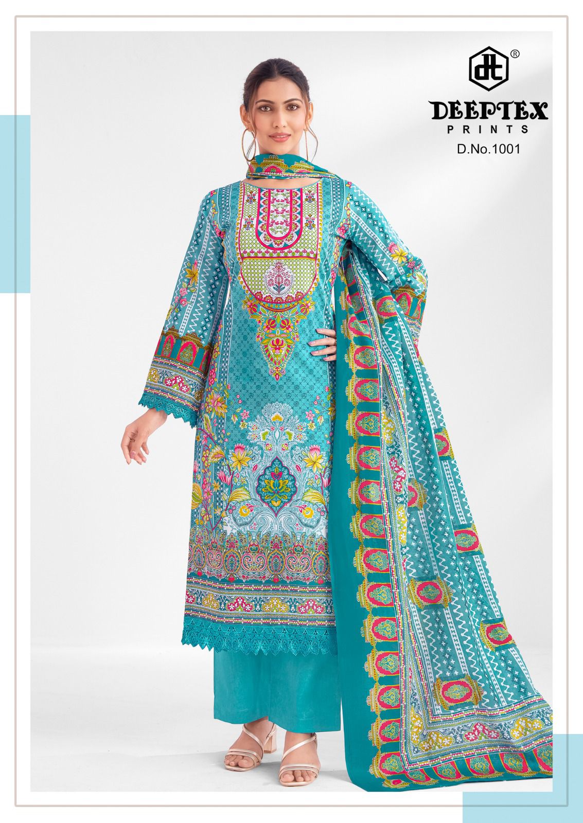 Deeptex Aaysha Noor Vol 1 Cotton Printed Dress Material — Wholesale Dress Material, Deeptex wholesale from Surat — view 8