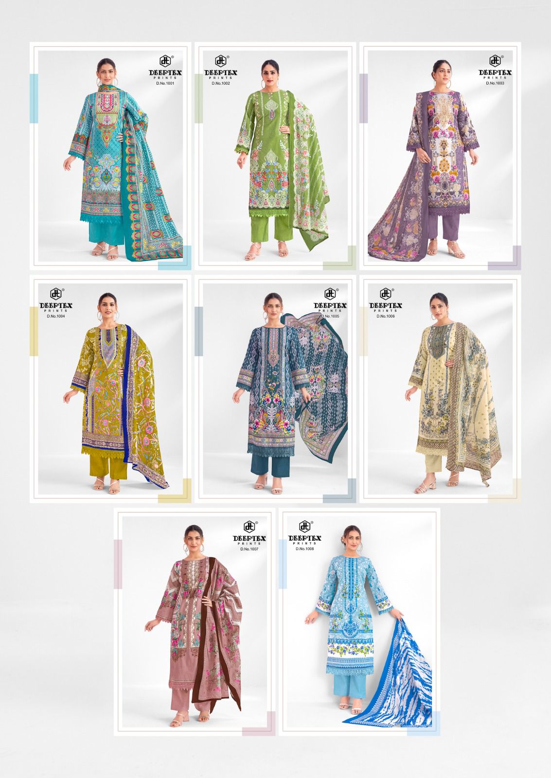Deeptex Aaysha Noor Vol 1 Cotton Printed Dress Material — Wholesale Dress Material, Deeptex wholesale from Surat — view 9