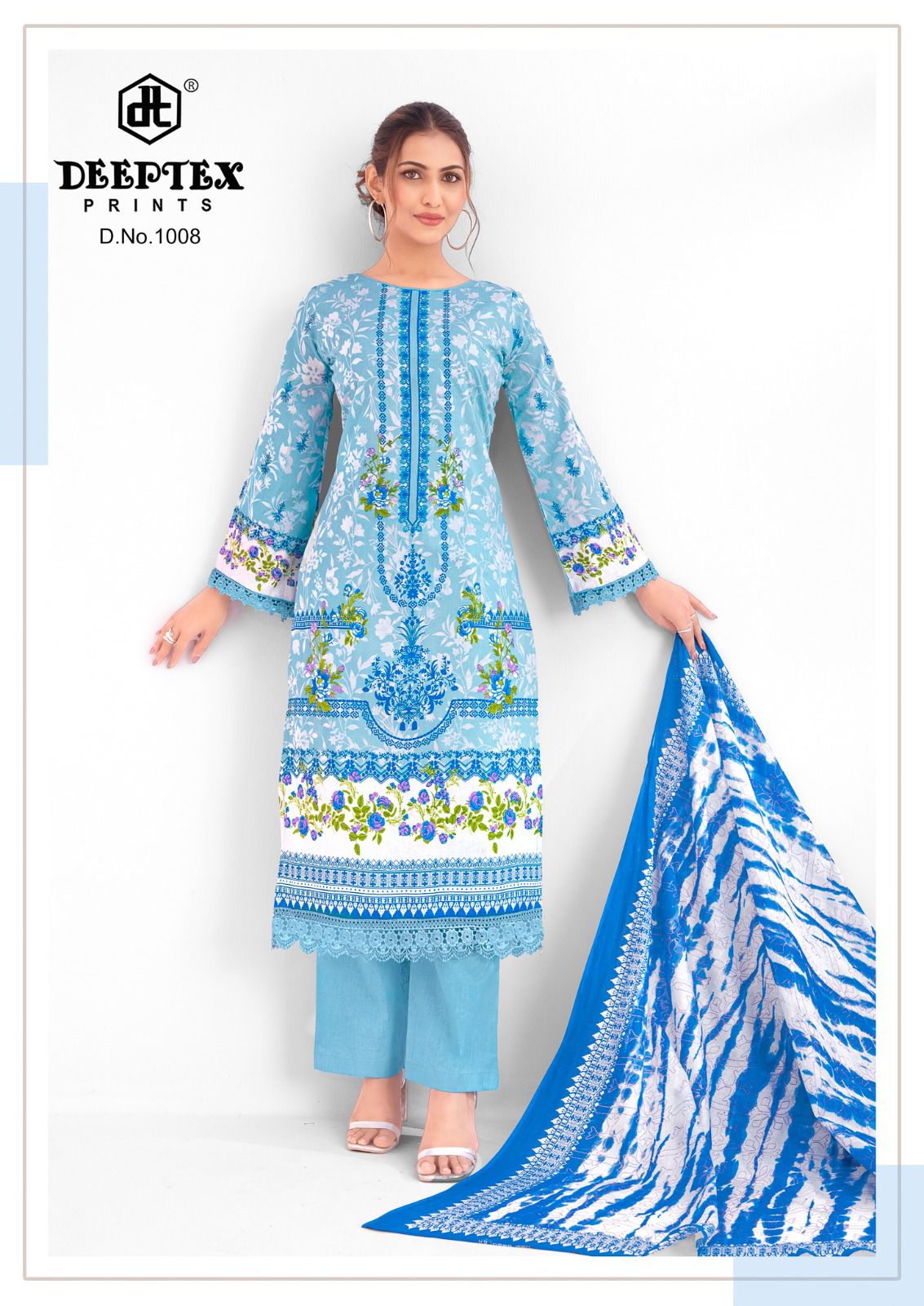 Deeptex Aaysha Noor Vol 1 Cotton Printed Dress Material — Wholesale Dress Material, Deeptex wholesale from Surat — view 2