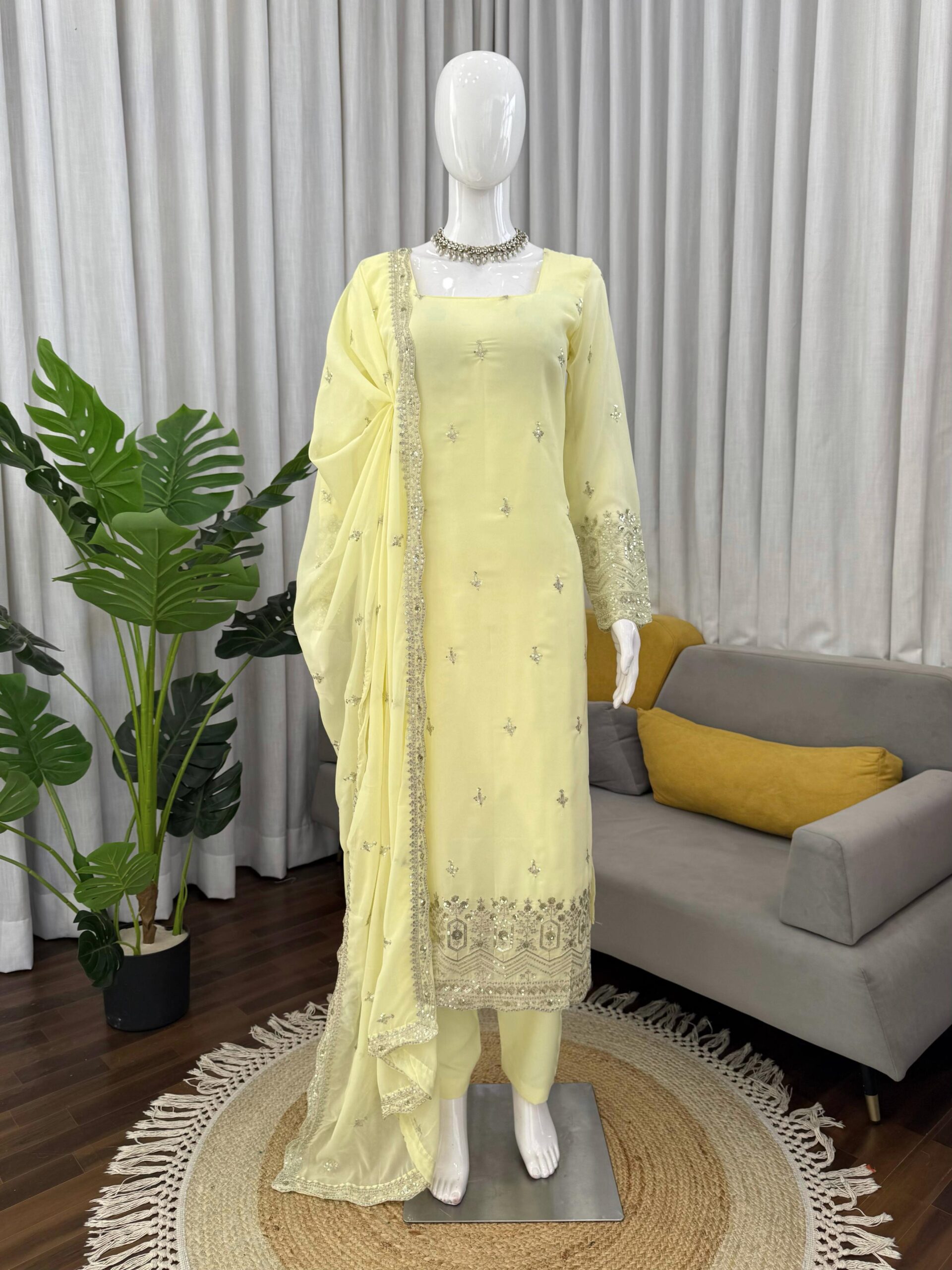 Series Code 5947 Georgette Designer Readymade Salwar Suit