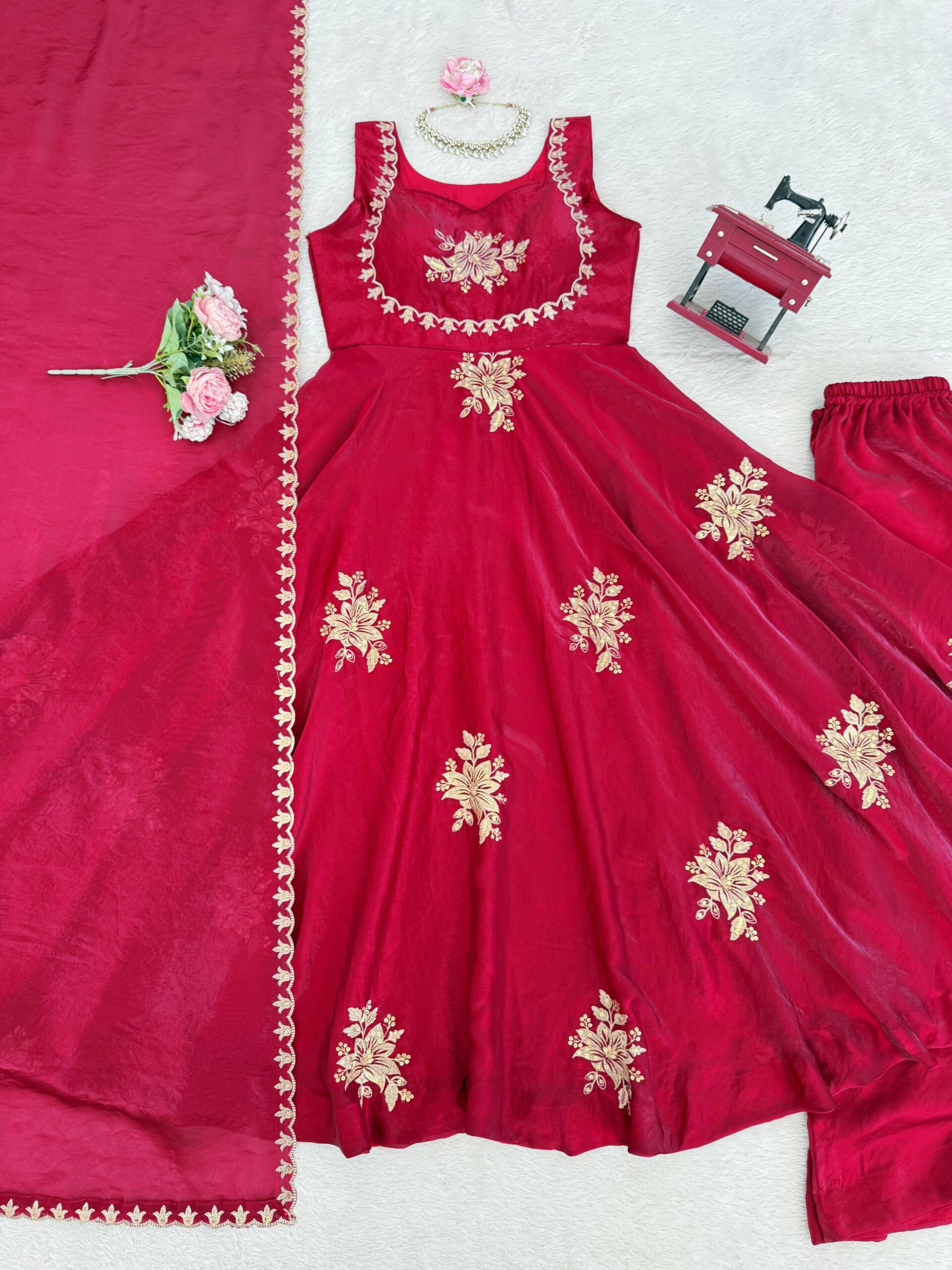 RTC Series Style Code 6011 Kurti Plazo Set with Dupatta — Wholesale Readymade Suit, Vardan Ethnic wholesale from Surat — view 8