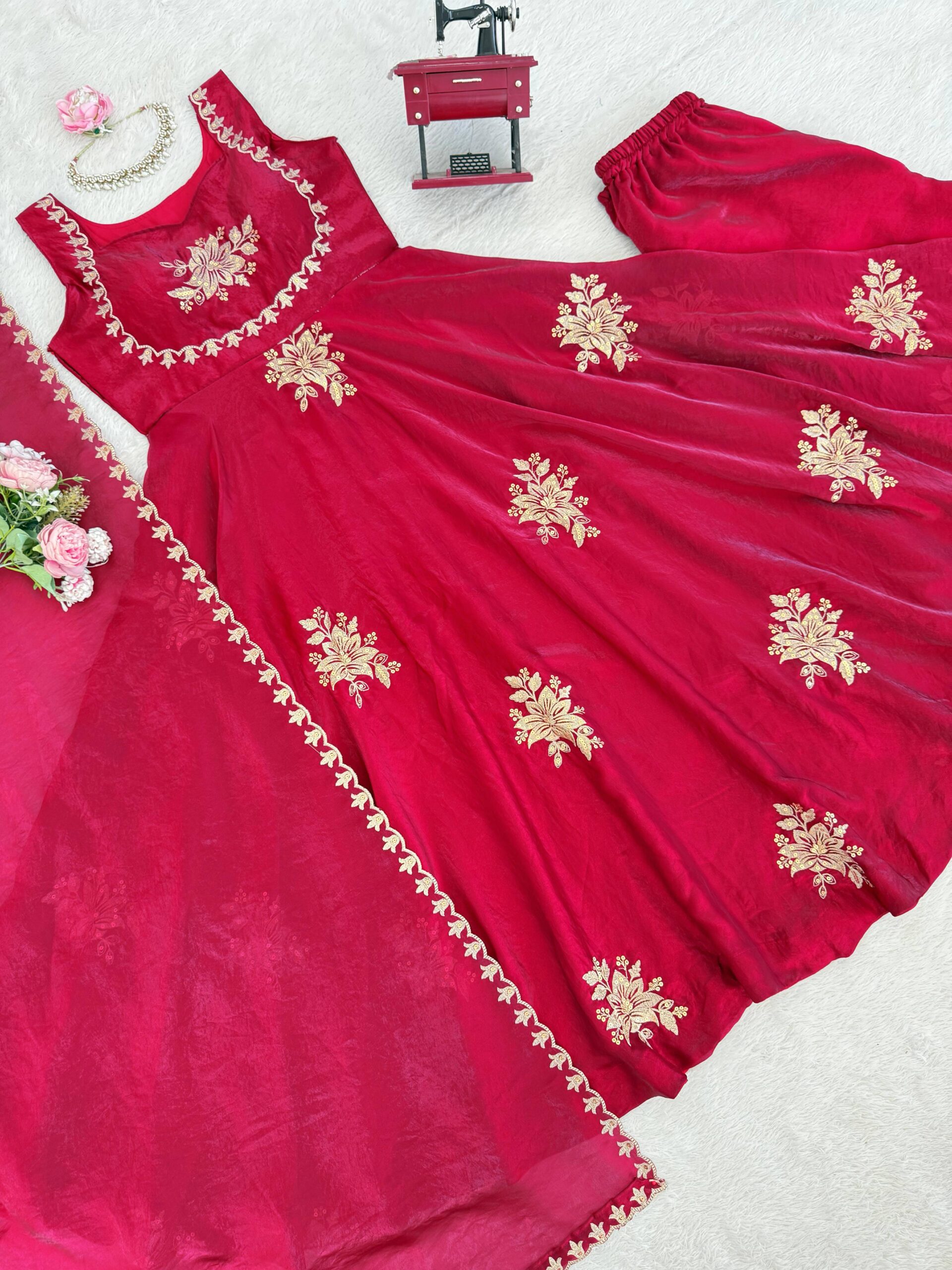 RTC Series Style Code 6011 Kurti Plazo Set with Dupatta — Wholesale Readymade Suit, Vardan Ethnic wholesale from Surat — view 6