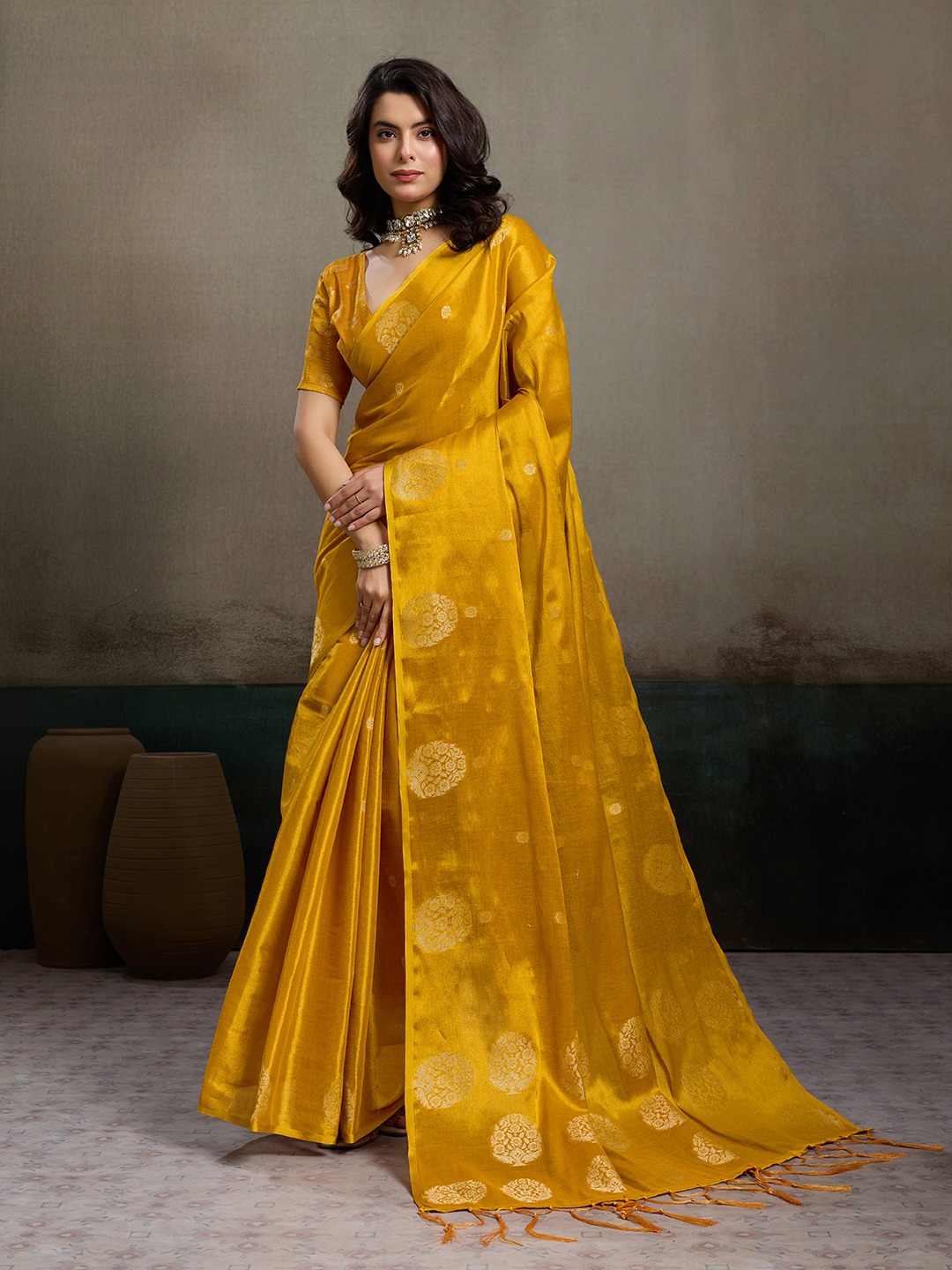 Ast Priyanshi Soft Tissue Silk Zari Worked Saree Collection — Wholesale Sarees, Vardan Ethnic wholesale from Surat — view 11
