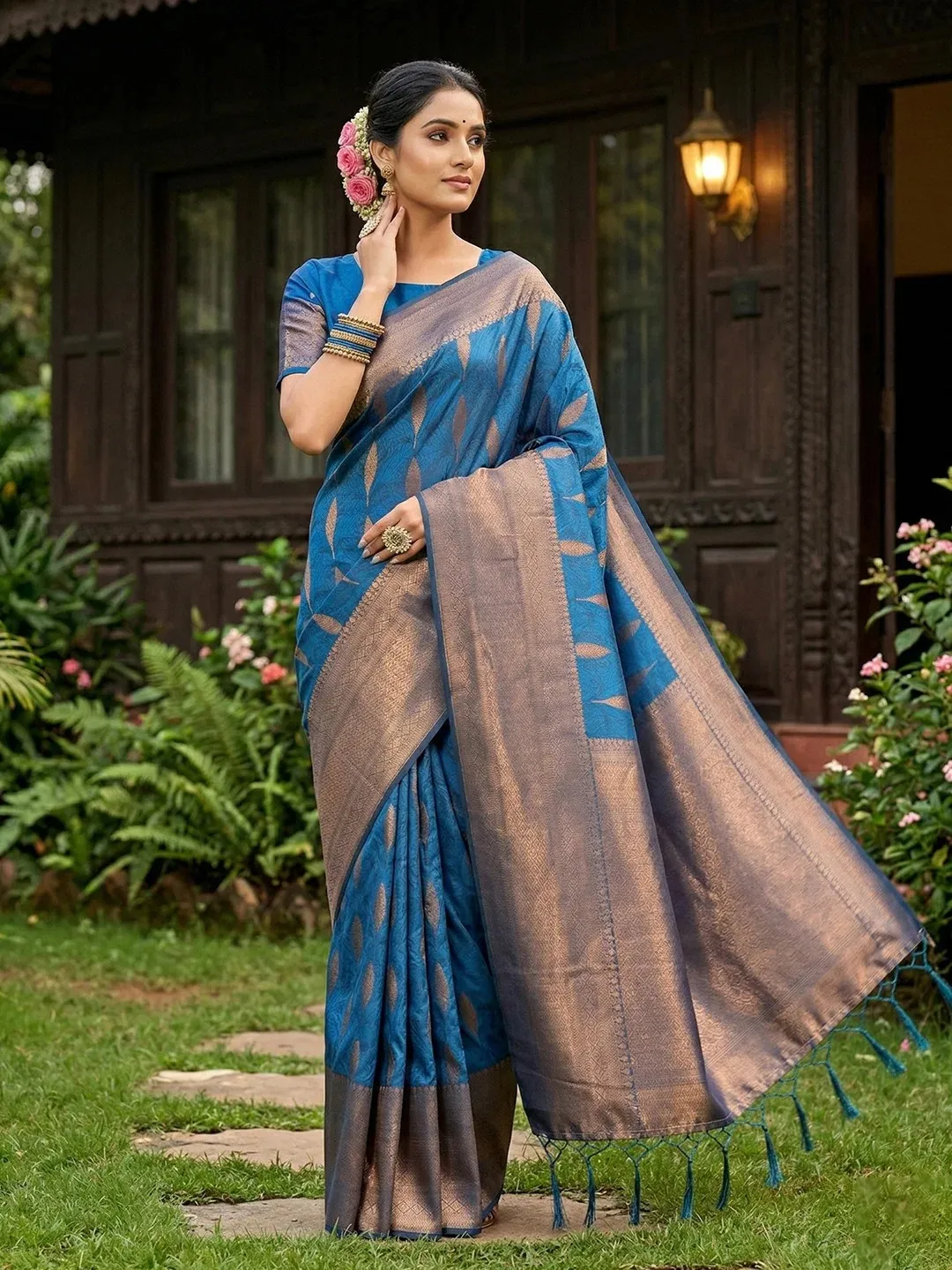 Ast Rajsi Silk Soft Silk Blend Festival Saree