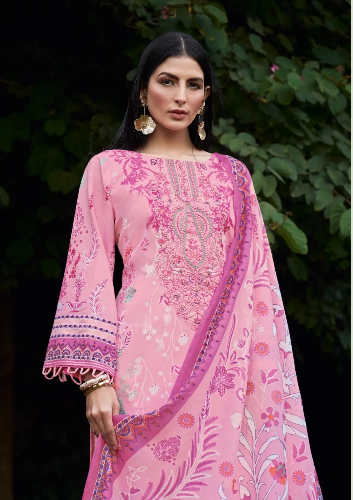 Belliza Naira Vol 138 Cotton With Self Embroidered Salwar Suit — Wholesale Dress Material, Belliza wholesale from Surat — view 1