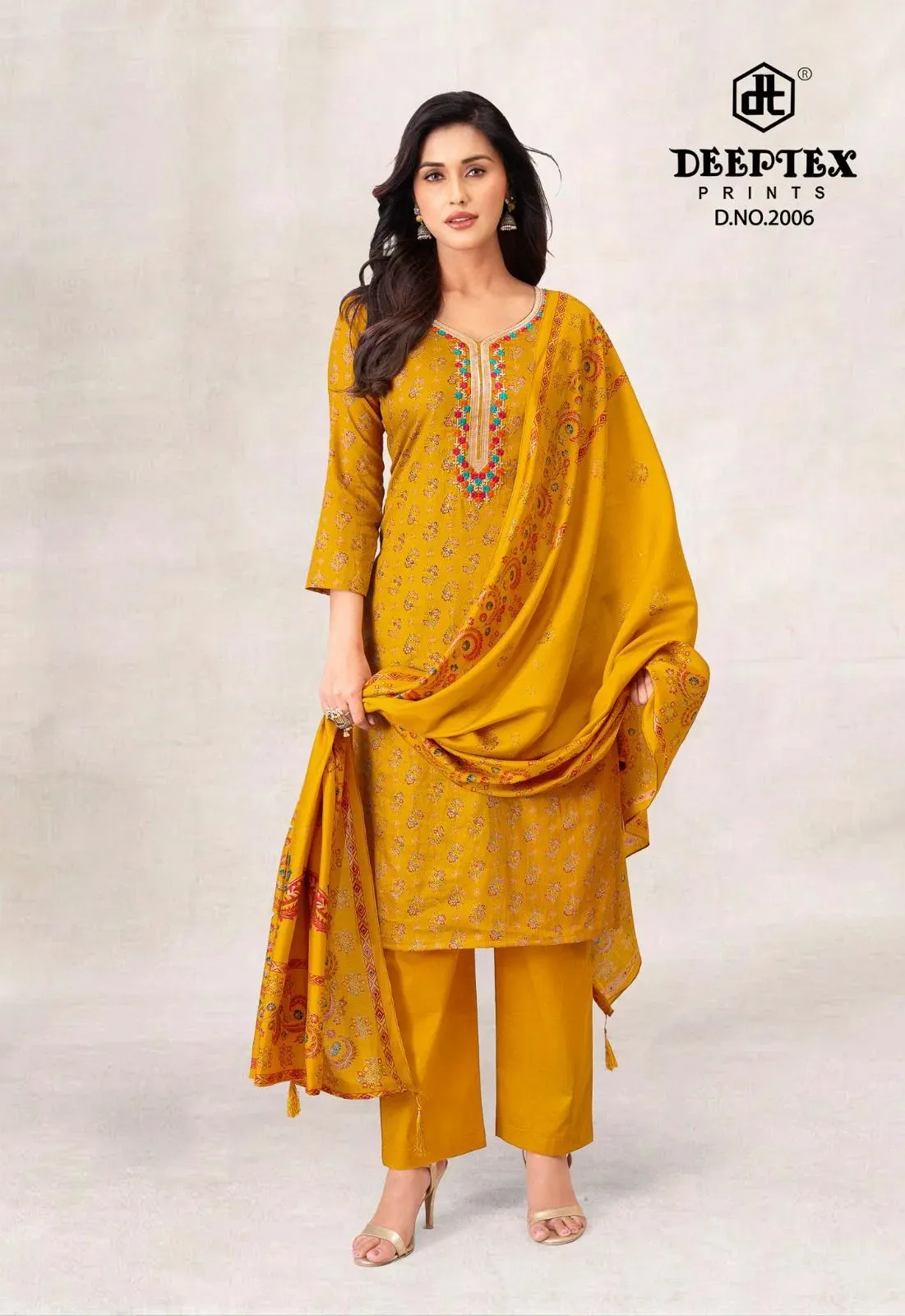 Deeptex Mausami Vol 2 Jam Satin Fancy Dress Material